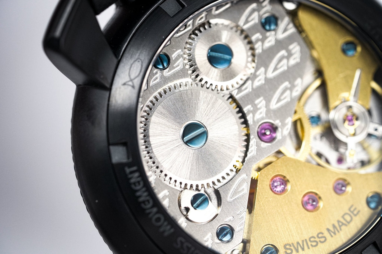 Gagà Milano Watch Manuale 48mm Special Edition Yellow Carbon
