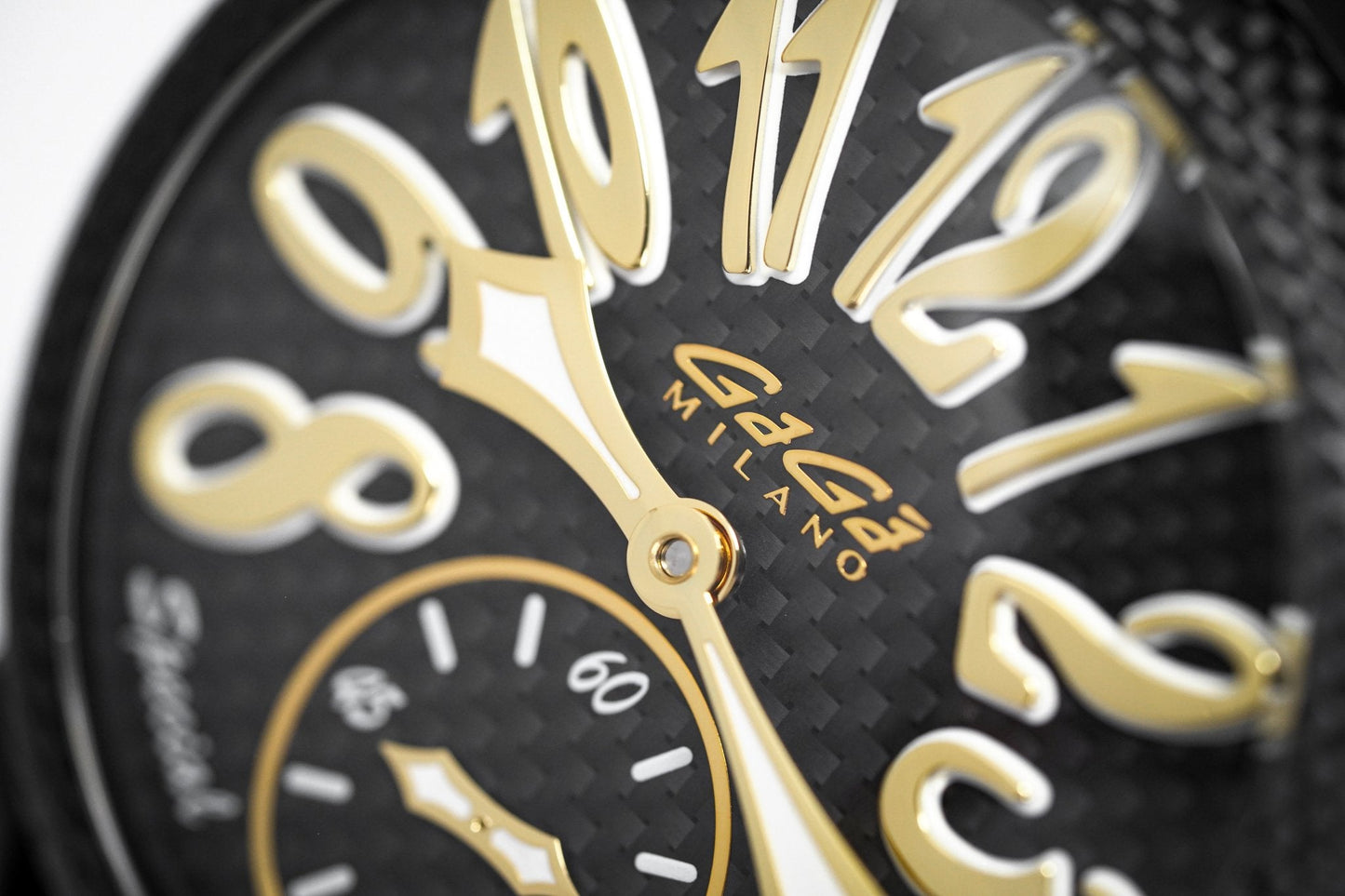 Gagà Milano Watch Manuale 48mm Special Edition Yellow Carbon