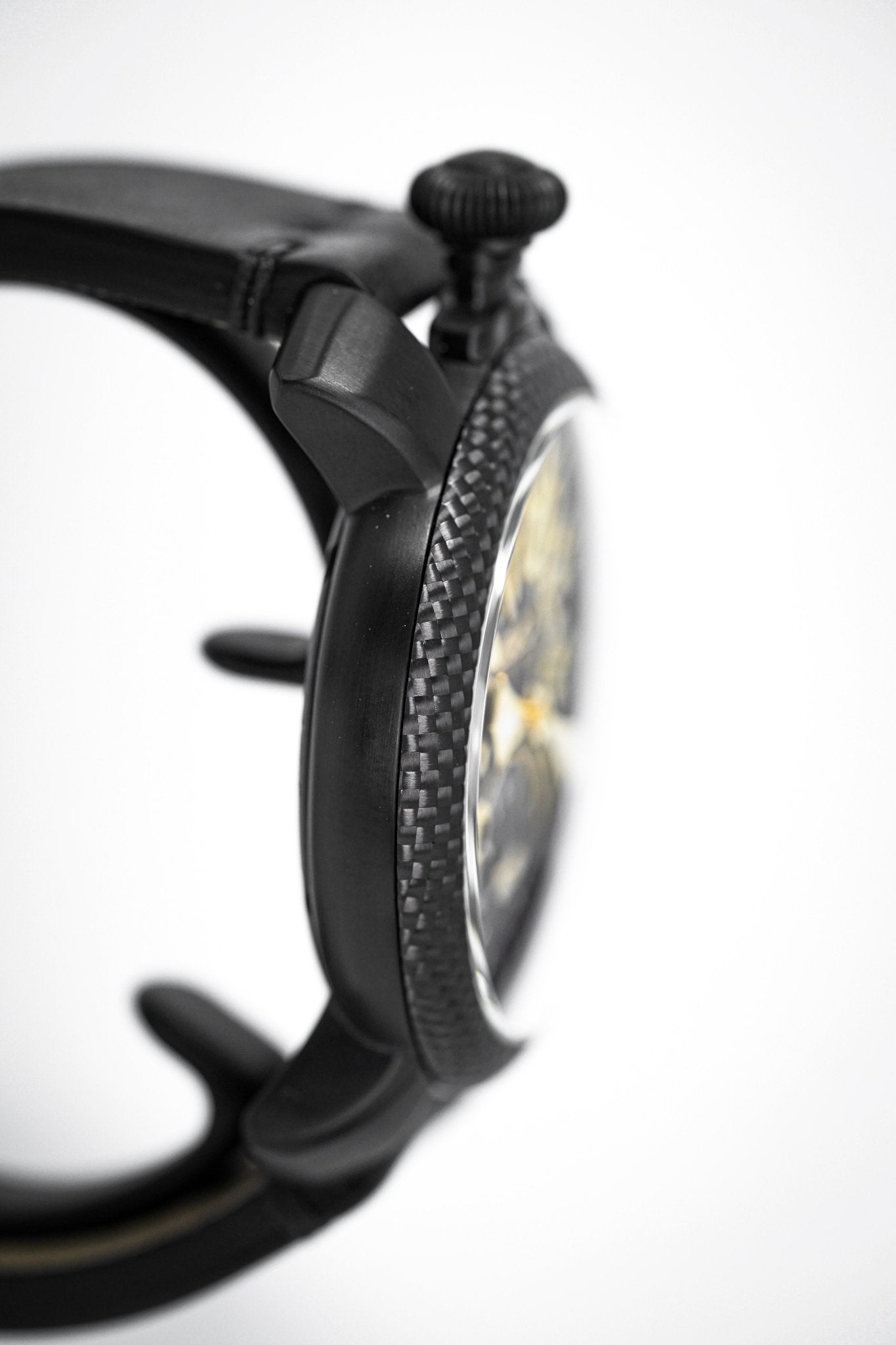 Gagà Milano Watch Manuale 48mm Special Edition Yellow Carbon