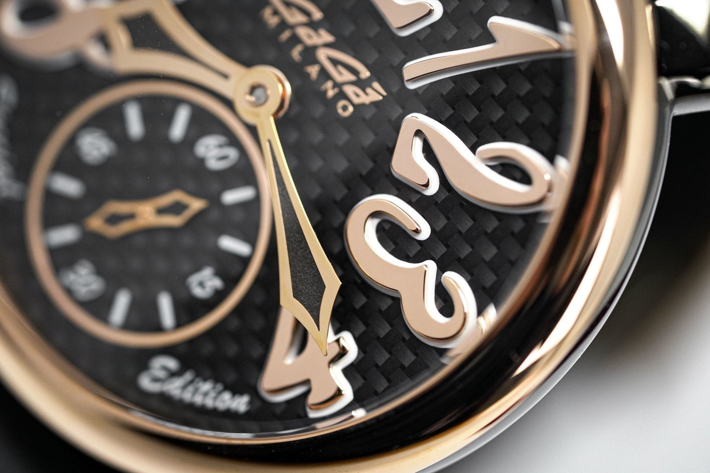 GaGà Milano Watch Manuale 48MM Special Edition Black PVD