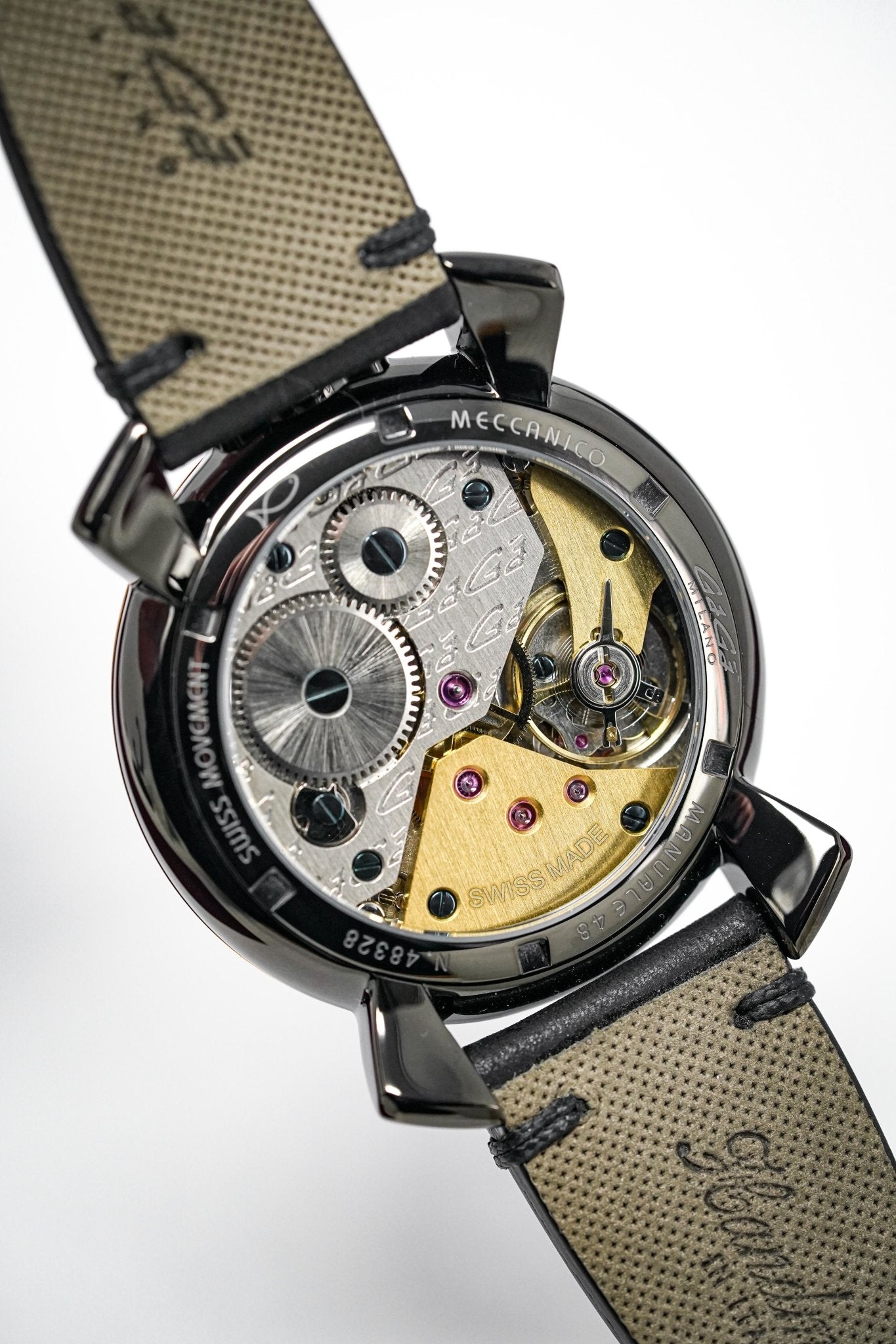GaGà Milano Watch Manuale 48MM Special Edition Black PVD