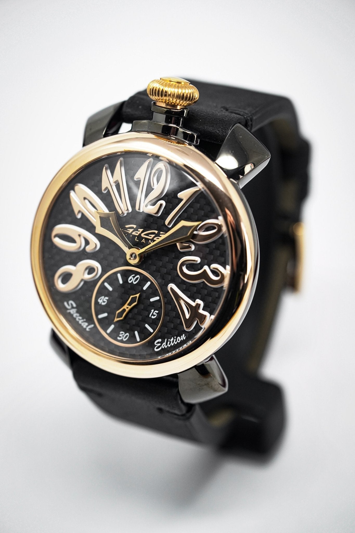 GaGà Milano Watch Manuale 48MM Special Edition Black PVD