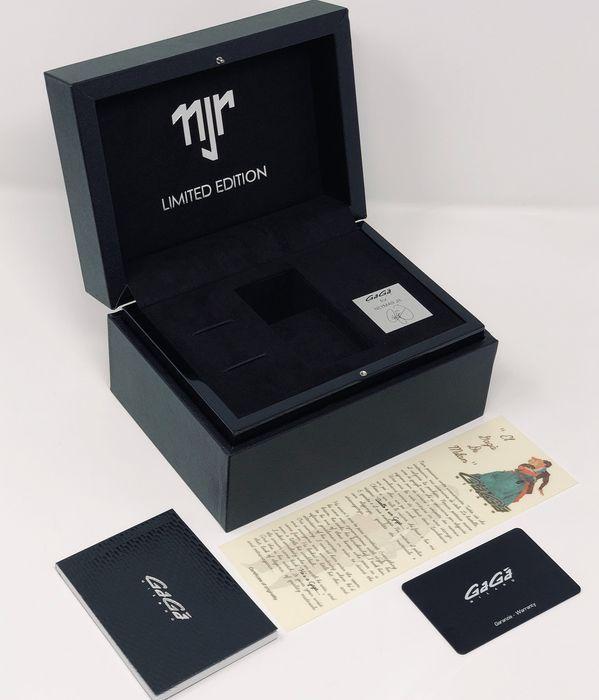 Gaga Milano Watch Neymar Jr. Skeleton Gun Carbon Limited Edition