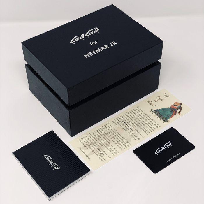 Gaga Milano Watch Neymar Jr. Skeleton Rose Gold Carbon Limited Edition