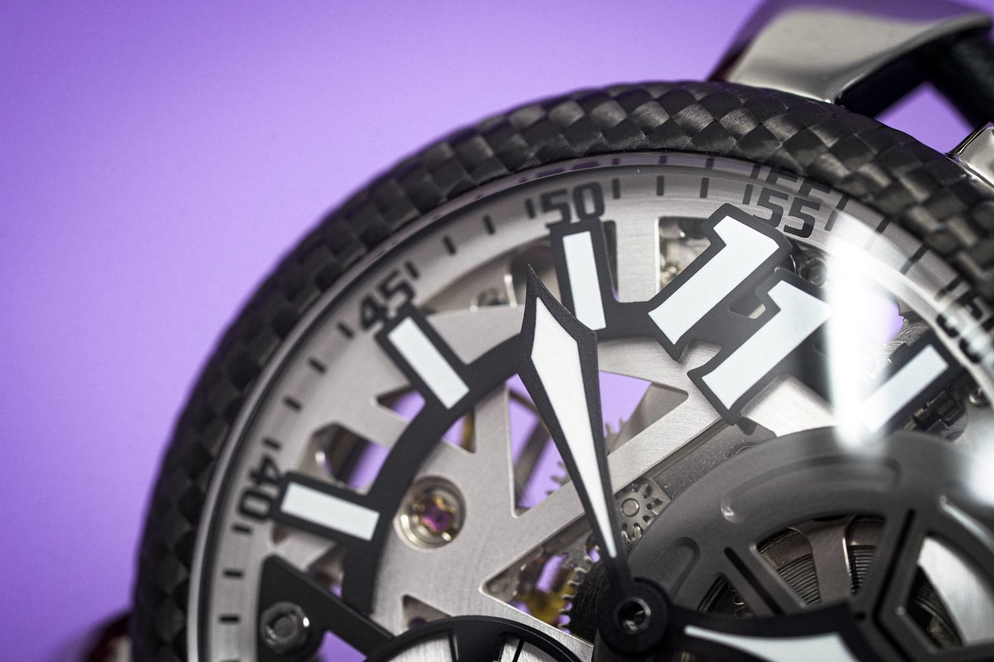 Gaga Milano Watch Neymar Jr. Skeleton Steel Carbon Limited Edition