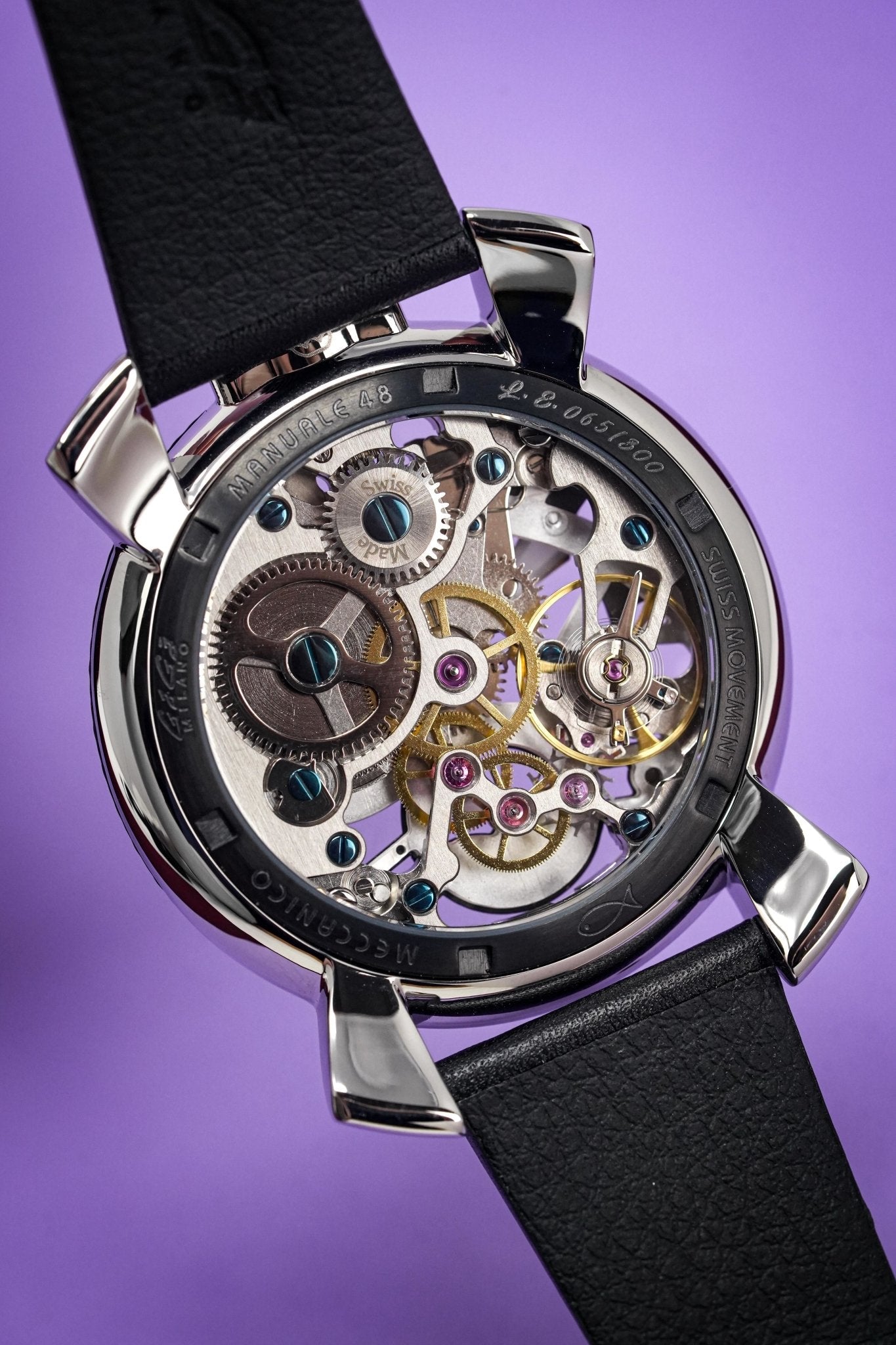 Gaga Milano Watch Neymar Jr. Skeleton Steel Carbon Limited Edition