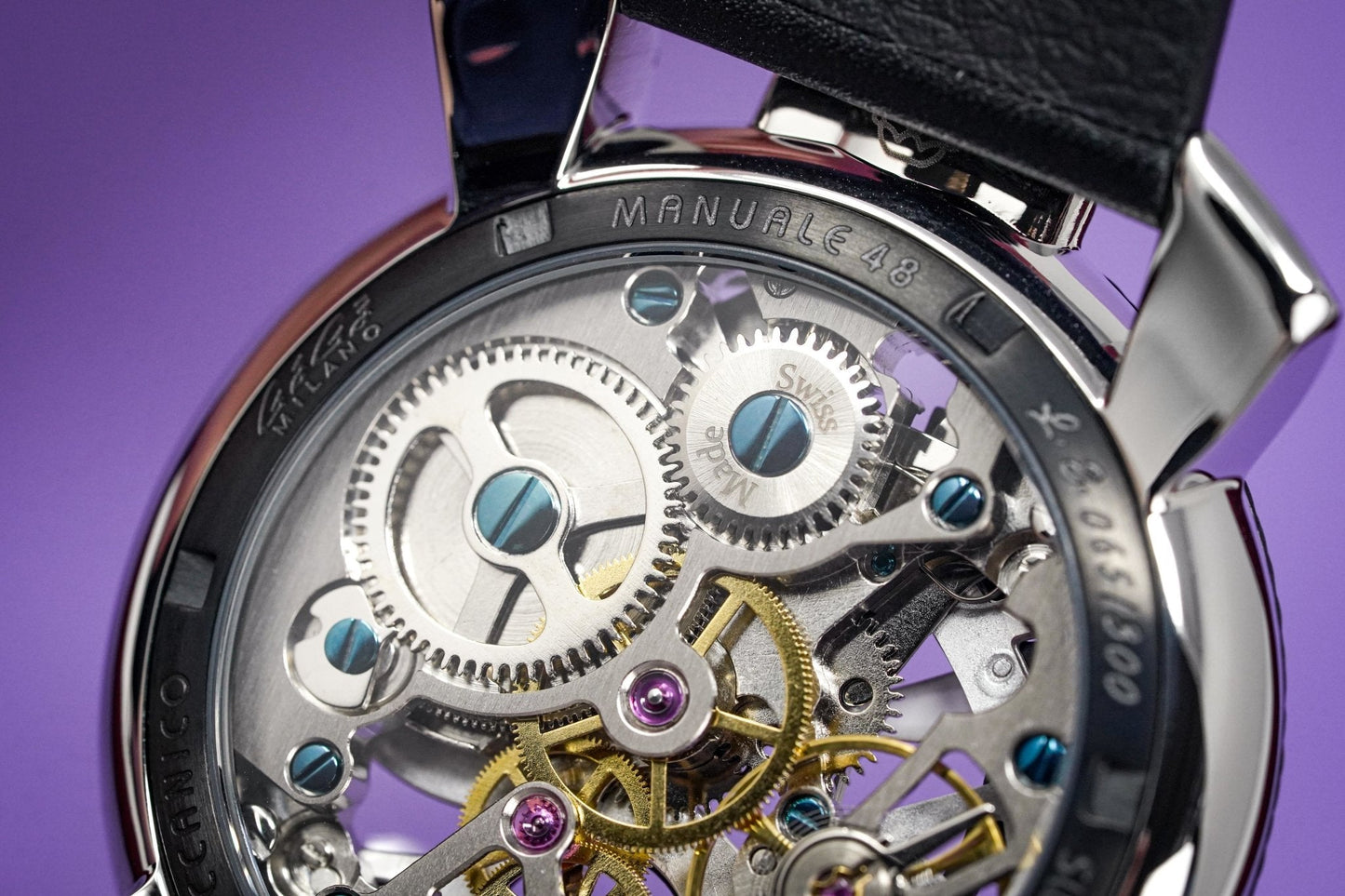 Gaga Milano Watch Neymar Jr. Skeleton Steel Carbon Limited Edition