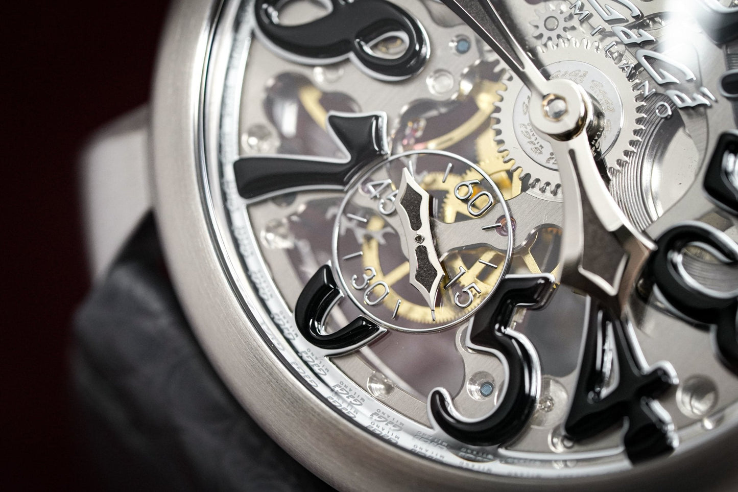 GaGà Milano Watch Skeleton 48MM Grey