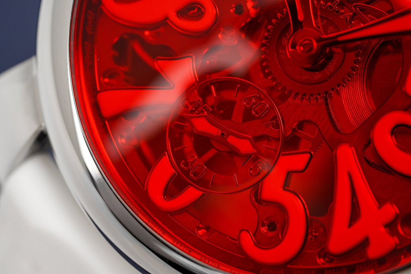 GaGà Milano Skeleton 48MM Red White 5310.01.RED