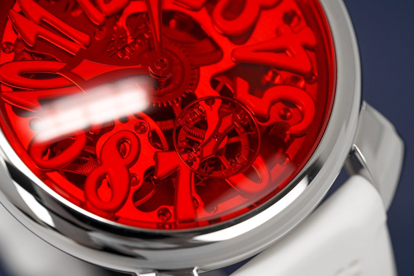 GaGà Milano Skeleton 48MM Red White 5310.01.RED