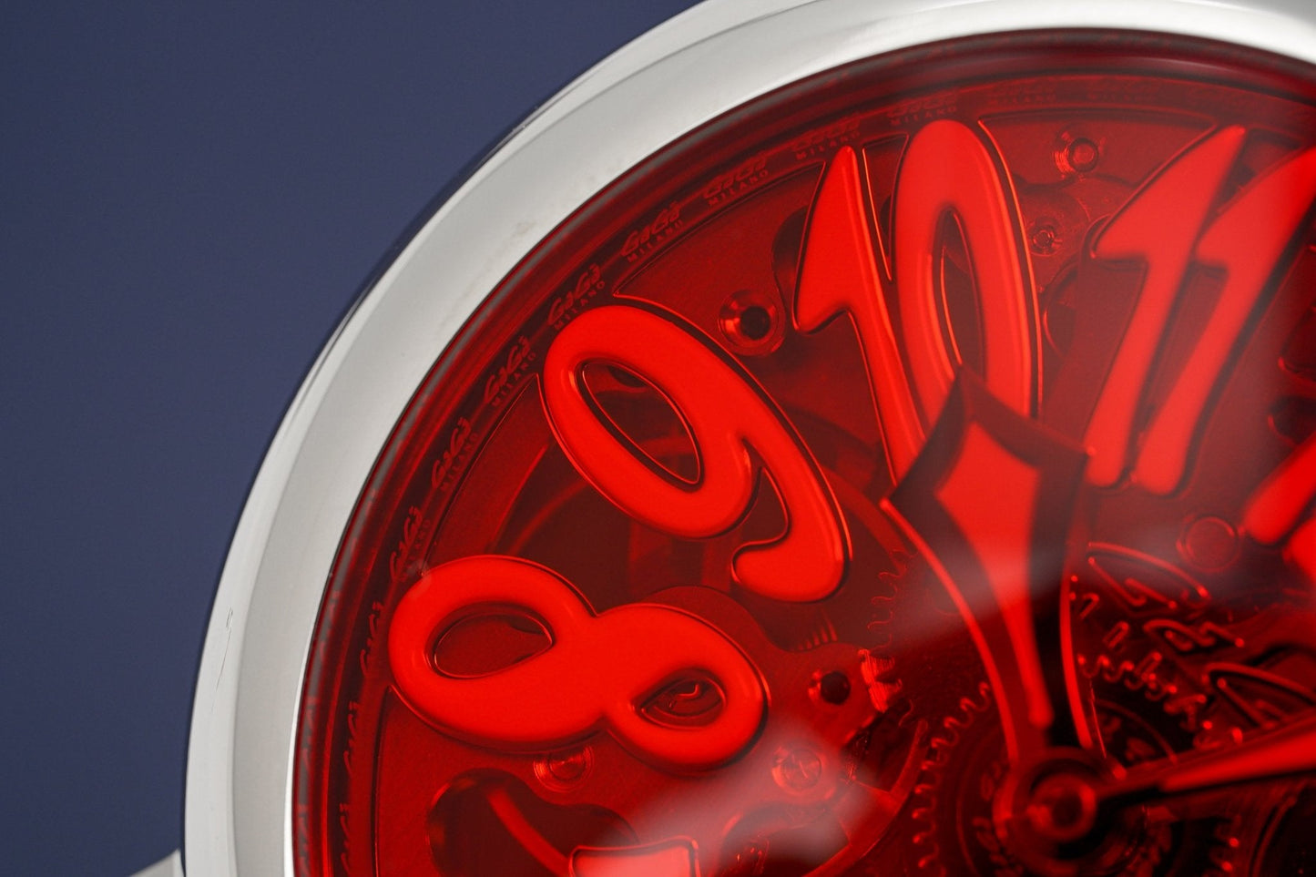GaGà Milano Skeleton 48MM Red White 5310.01.RED