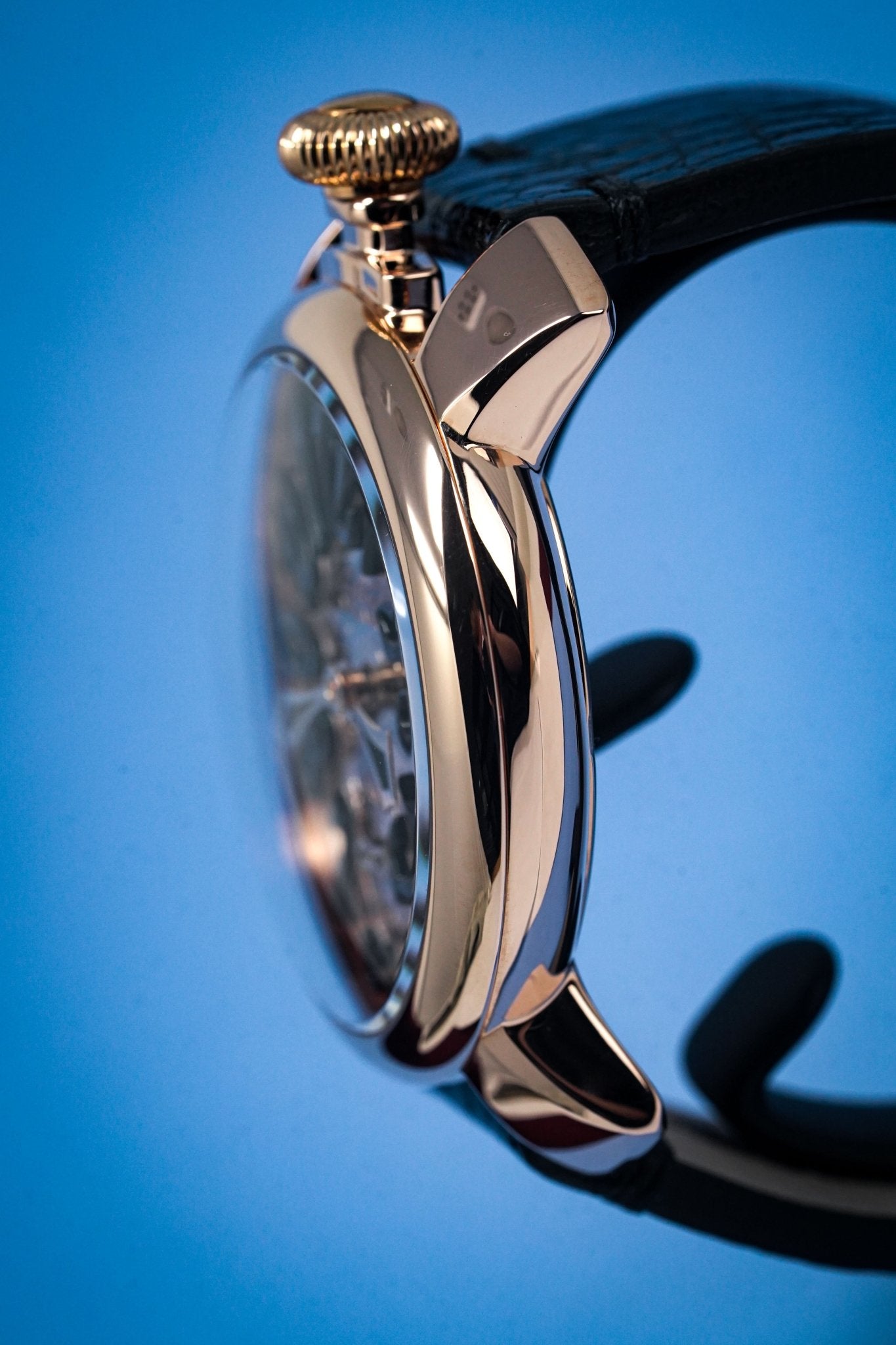 GaGà Milano Watch Skeleton 48MM Rose Gold Black
