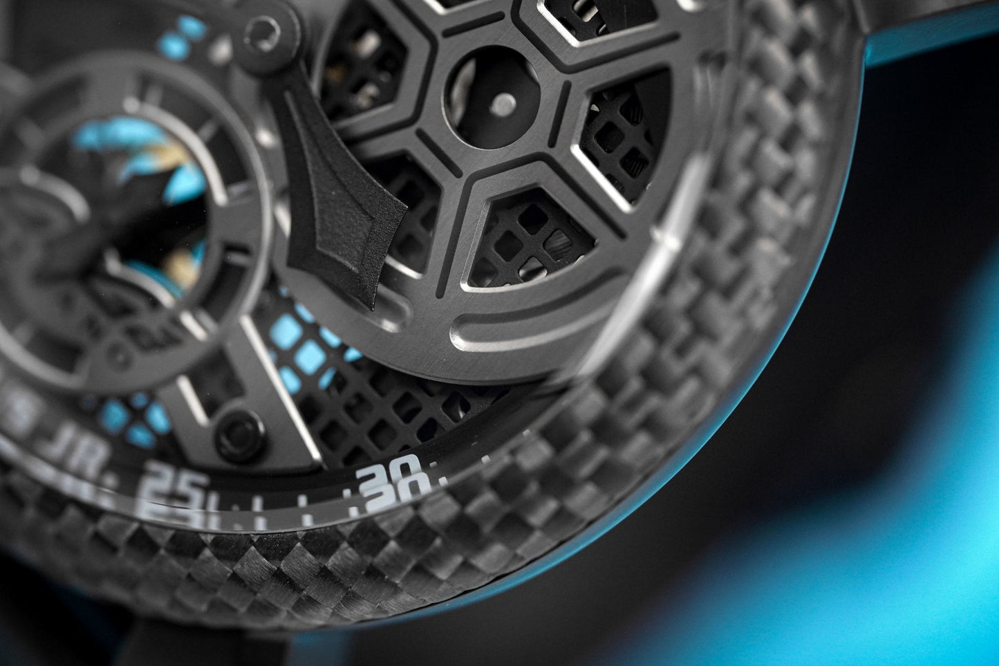 Gaga Milano Watch Vinicius Jr. Skeleton Steel Carbon Limited Edition