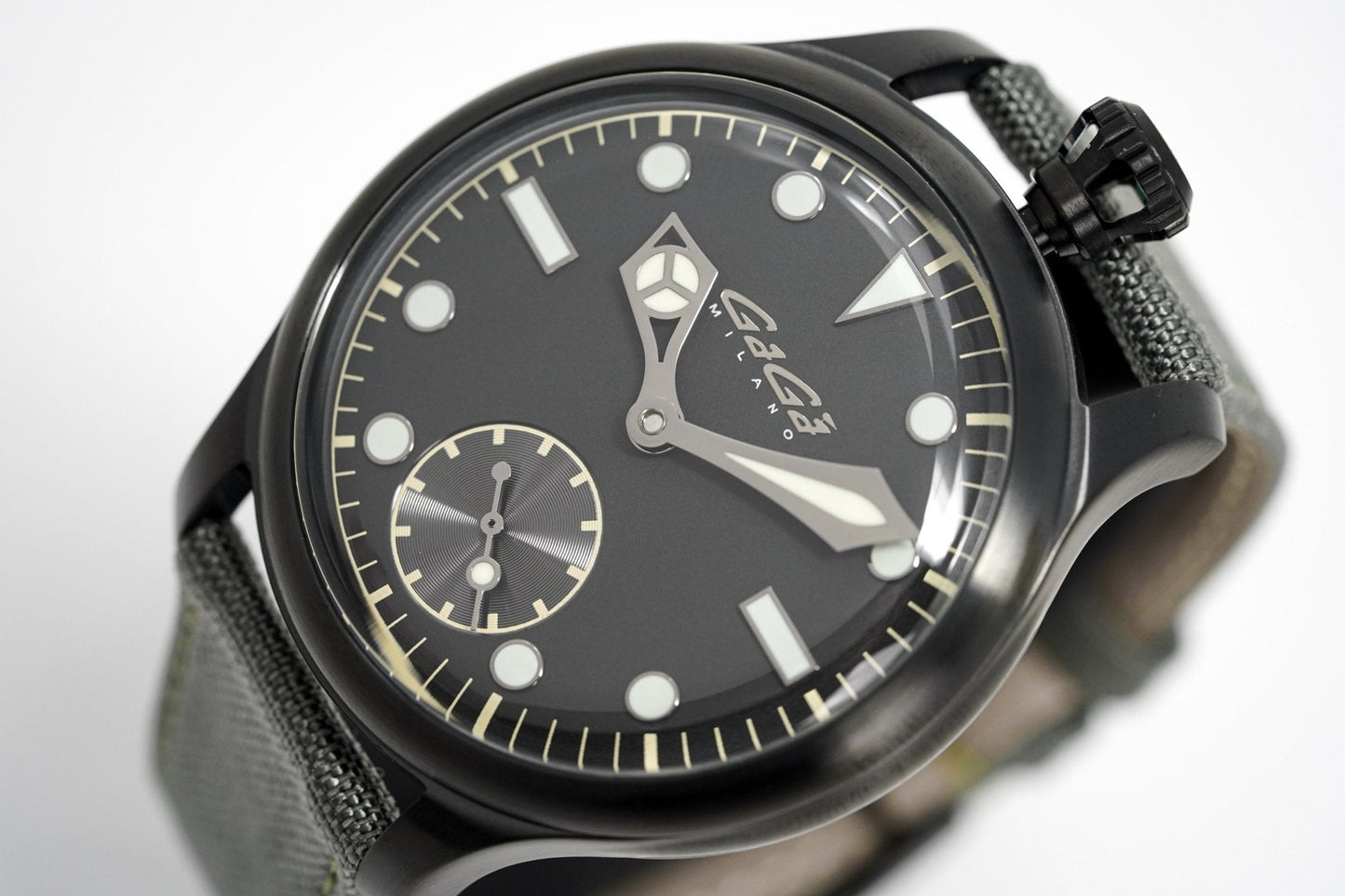GaGà Milano Watch Classic Steel Black PVD 8042.01