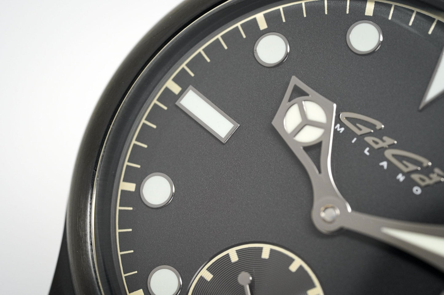 GaGà Milano Watch Classic Steel Black PVD 8042.01