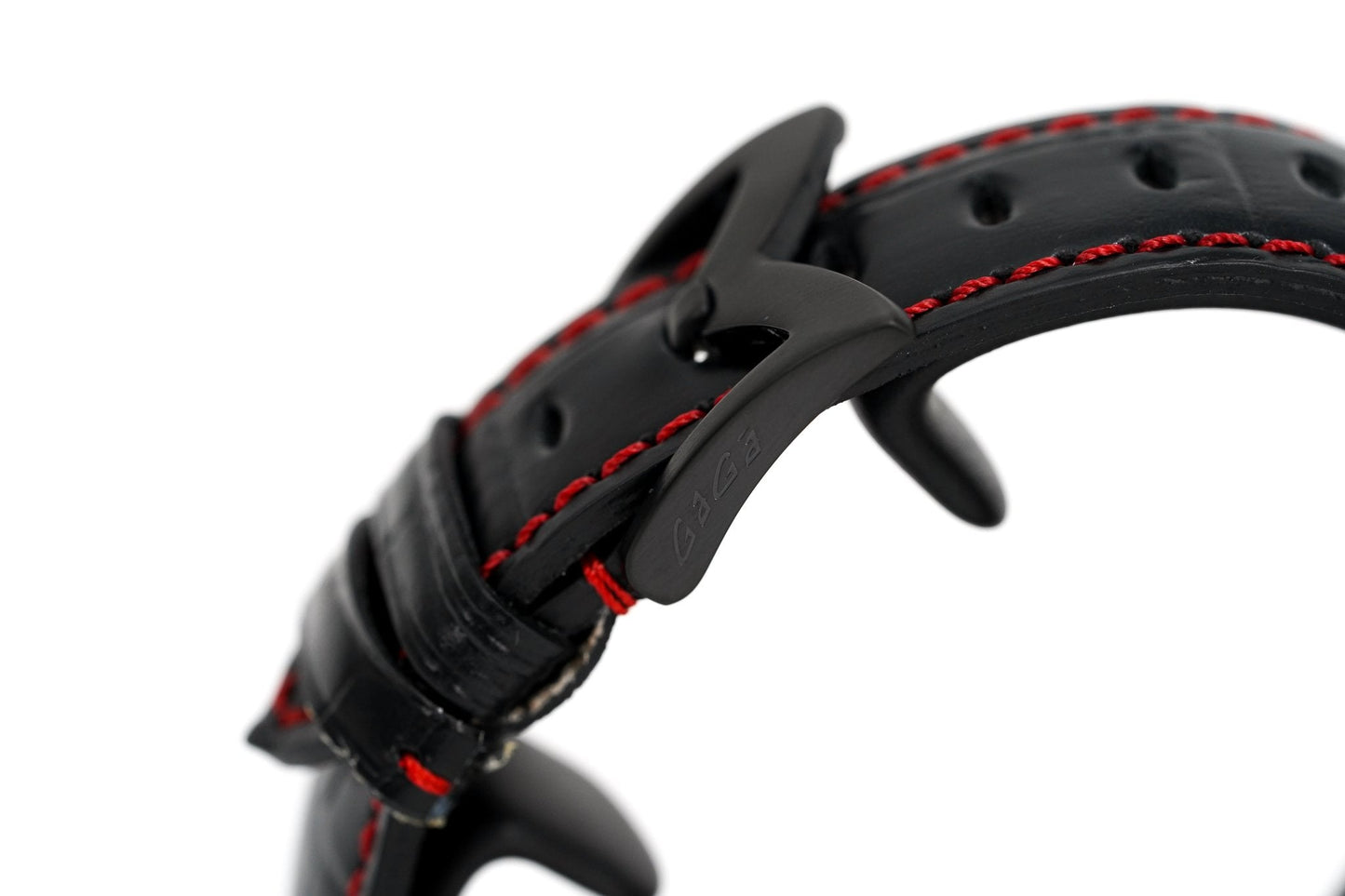 Gagà Milano Watch Manuale 48mm Carbon Fibre Red 5016.08