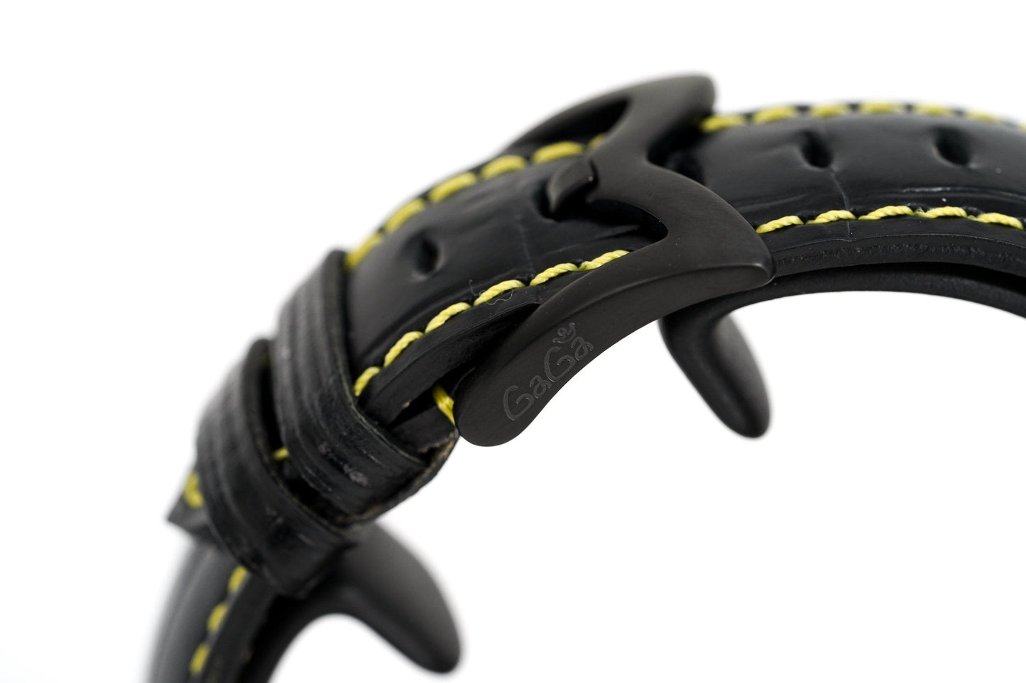 Gagà Milano Watch Manuale 48mm Carbon Fibre Yellow 5016.02