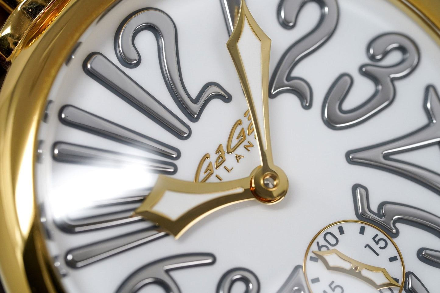 Gagà Milano Watch Manuale 48mm Special Edition Gold Brown