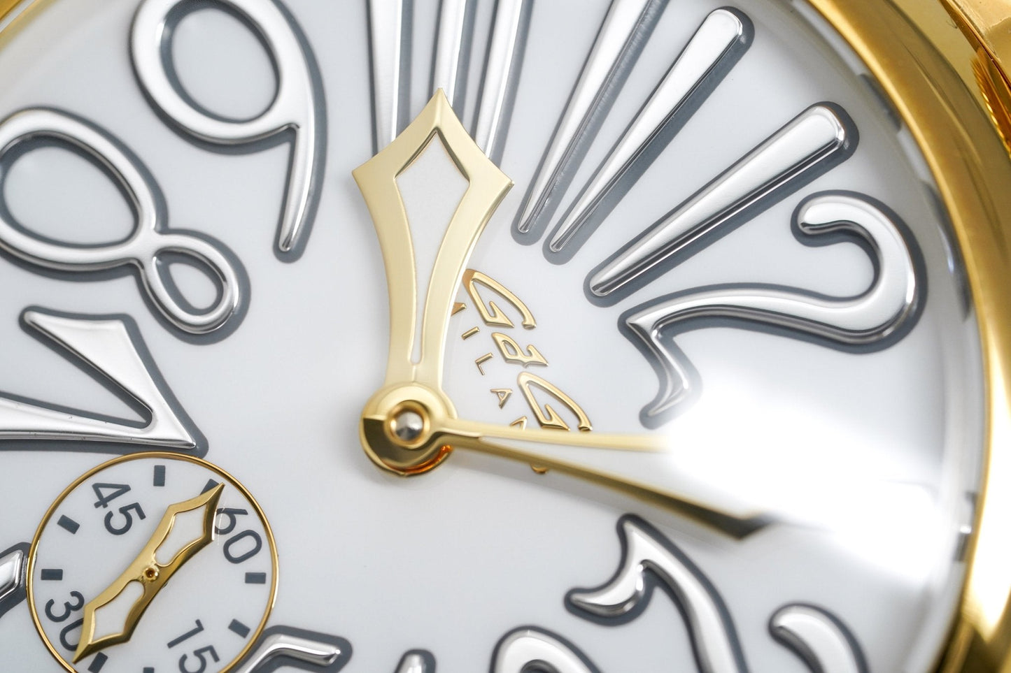 Gagà Milano Watch Manuale 48mm Special Edition Gold Brown