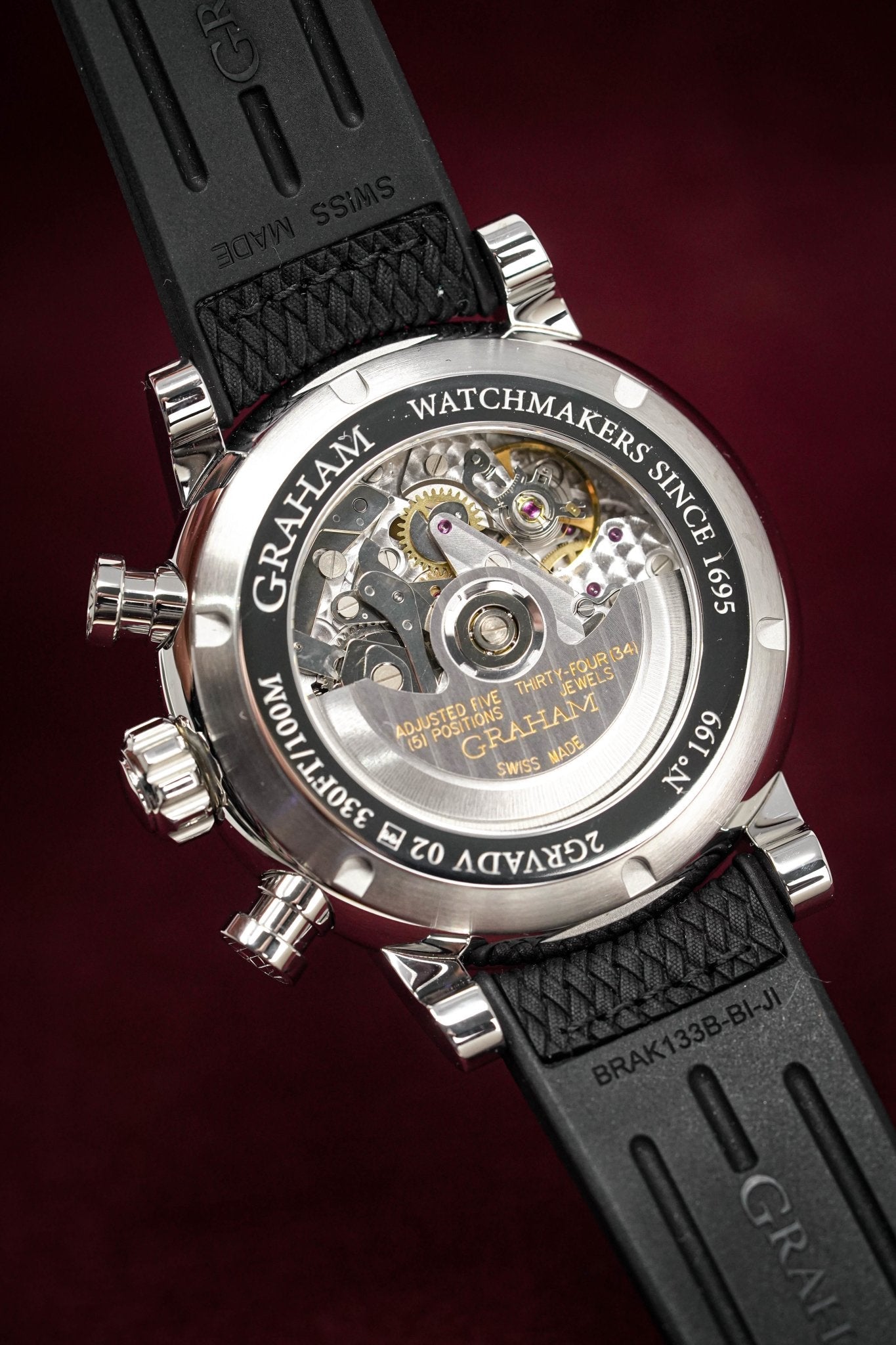 Graham Swordfish 46MM Stainless Steel Black Dial 2SXAS.B06A