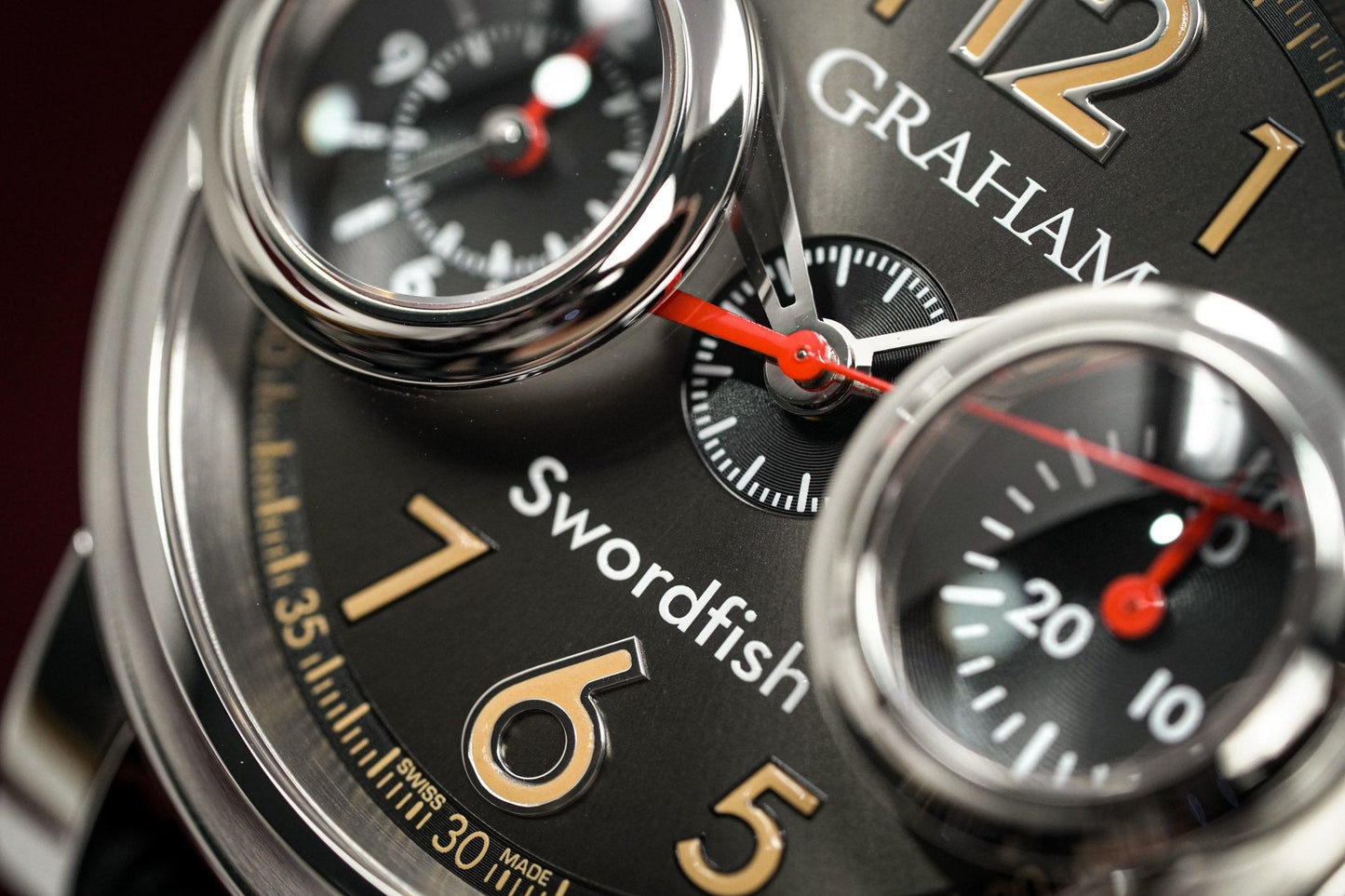 Graham Swordfish 46MM Stainless Steel Black Dial 2SXAS.B06A