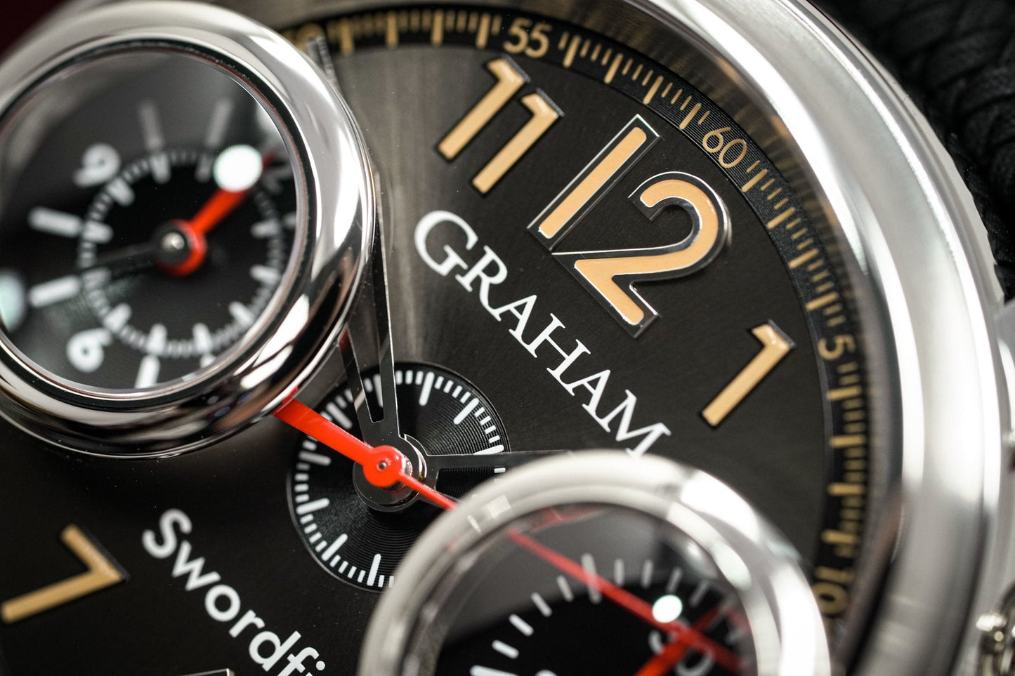 Graham Swordfish 46MM Stainless Steel Black Dial 2SXAS.B06A