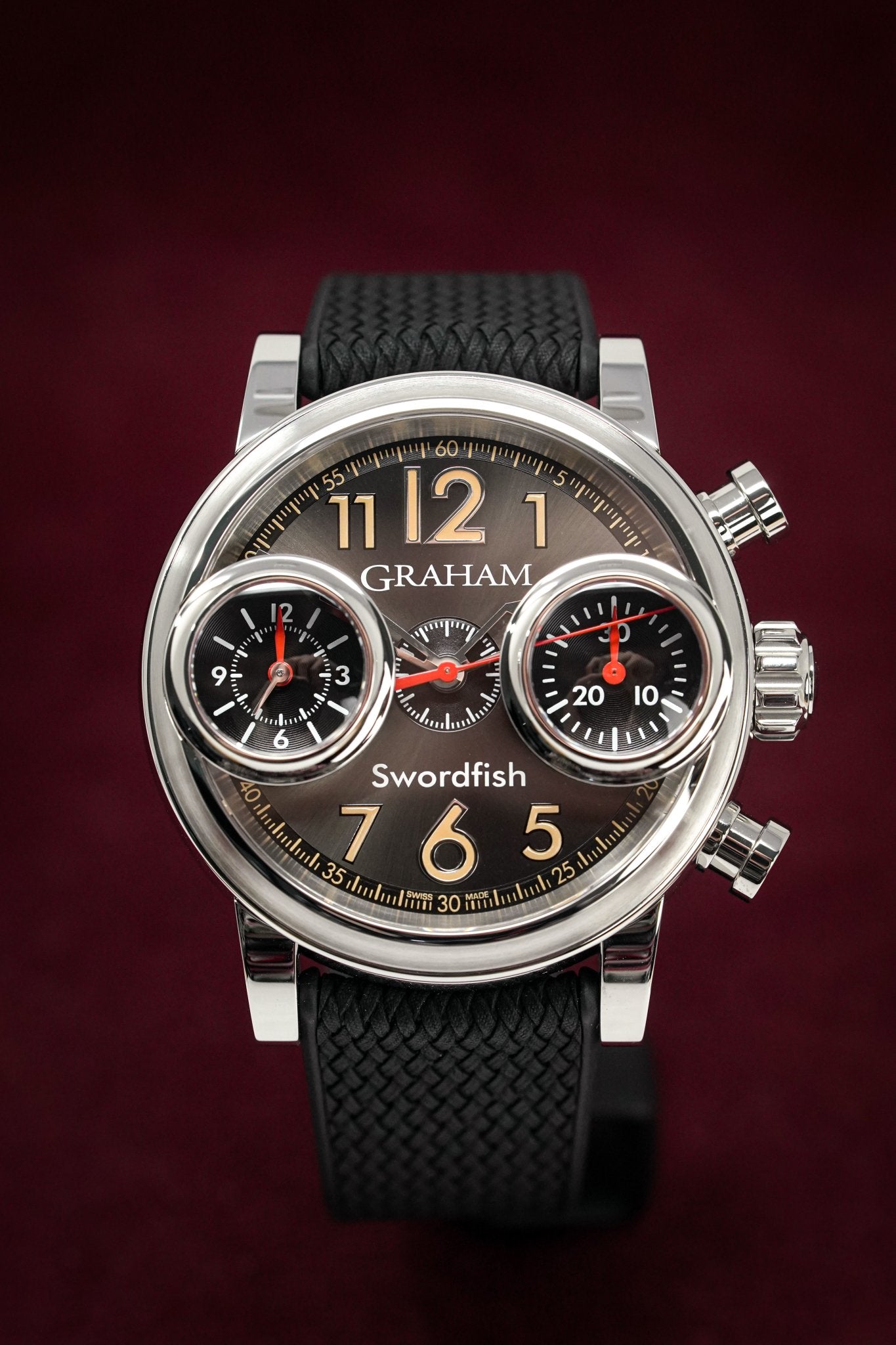 Graham Swordfish 46MM Stainless Steel Black Dial 2SXAS.B06A