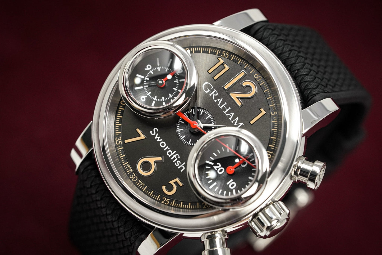 Graham Swordfish 46MM Stainless Steel Black Dial 2SXAS.B06A
