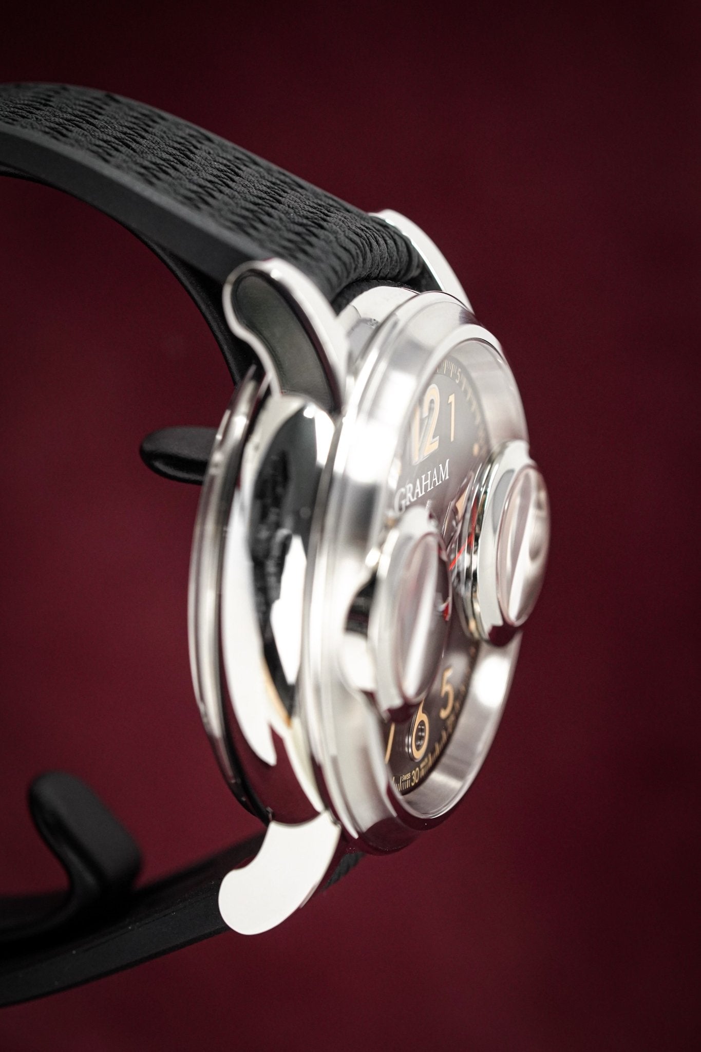 Graham Swordfish 46MM Stainless Steel Black Dial 2SXAS.B06A