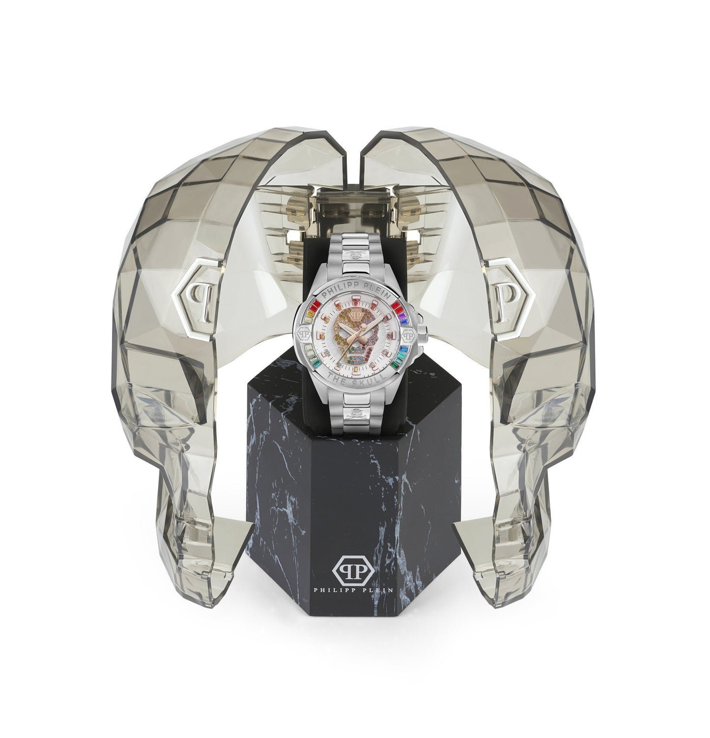 Philipp Plein Watch The Skull King 41mm Silver PWNAA0422