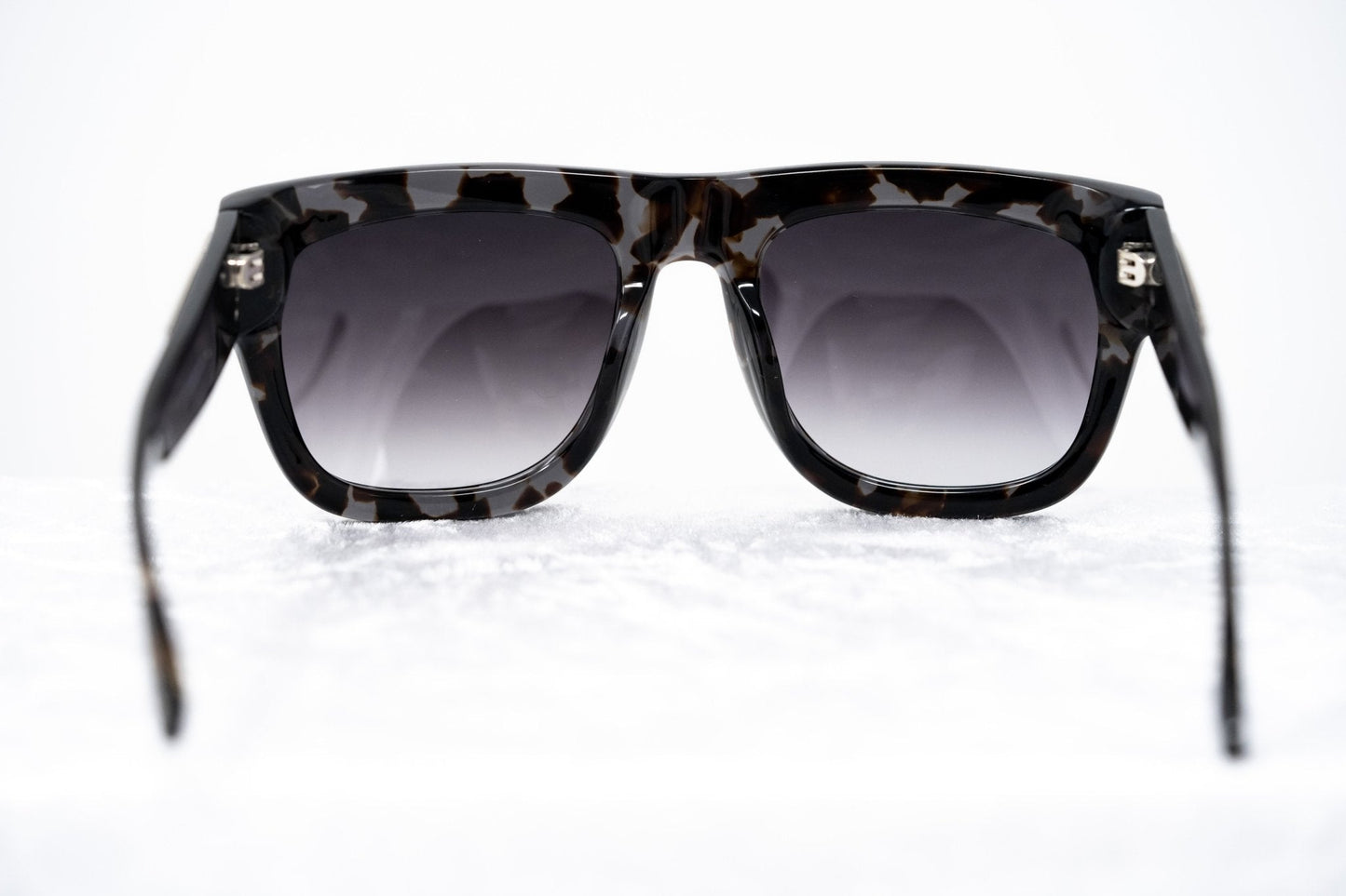 Kokon To Zai Sunglasses D-Frame Black Tortoise Shell and Grey