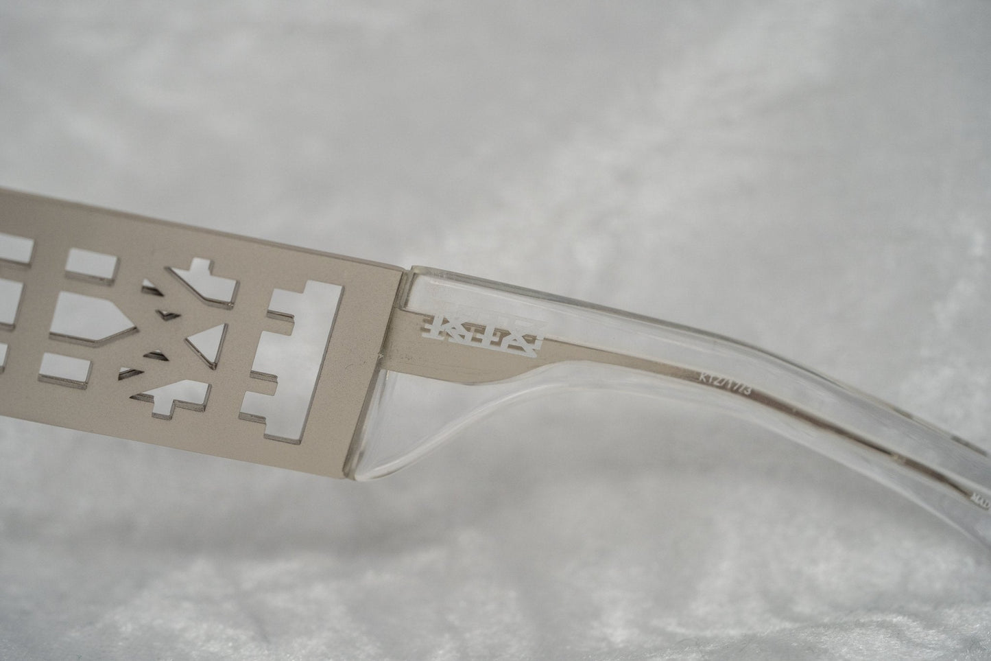 Kokon To Zai Sunglasses Oversized Clear and Silver