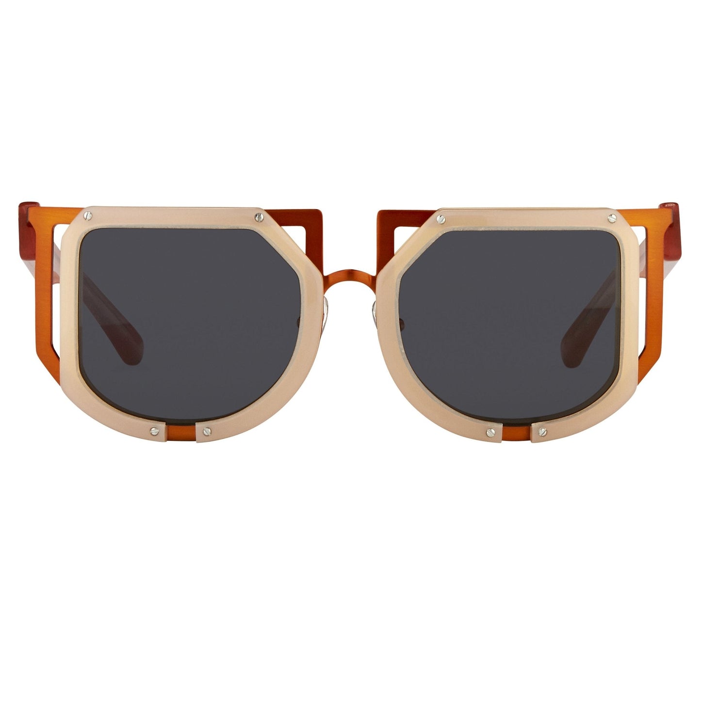 Kokon To Zai Sunglasses Special Beige Orange and Dark Grey KTZ16C1SUN