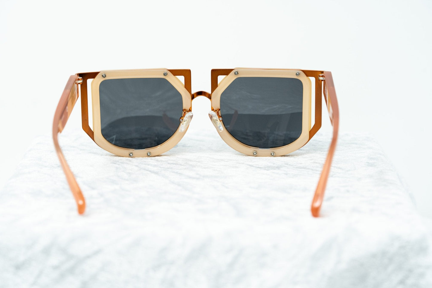 Kokon To Zai Sunglasses Special Beige Orange and Dark Grey KTZ16C1SUN