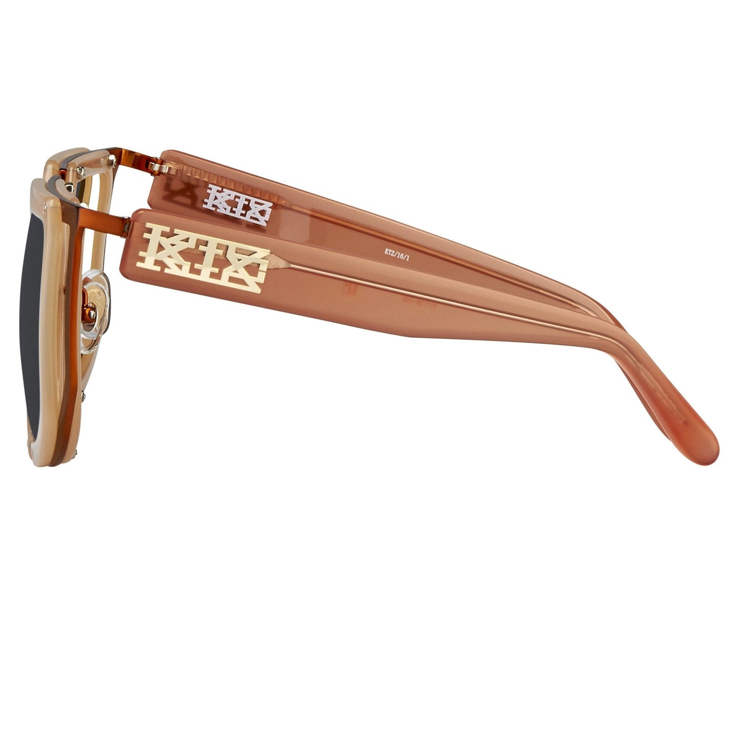 Kokon To Zai Sunglasses Special Beige Orange and Dark Grey KTZ16C1SUN