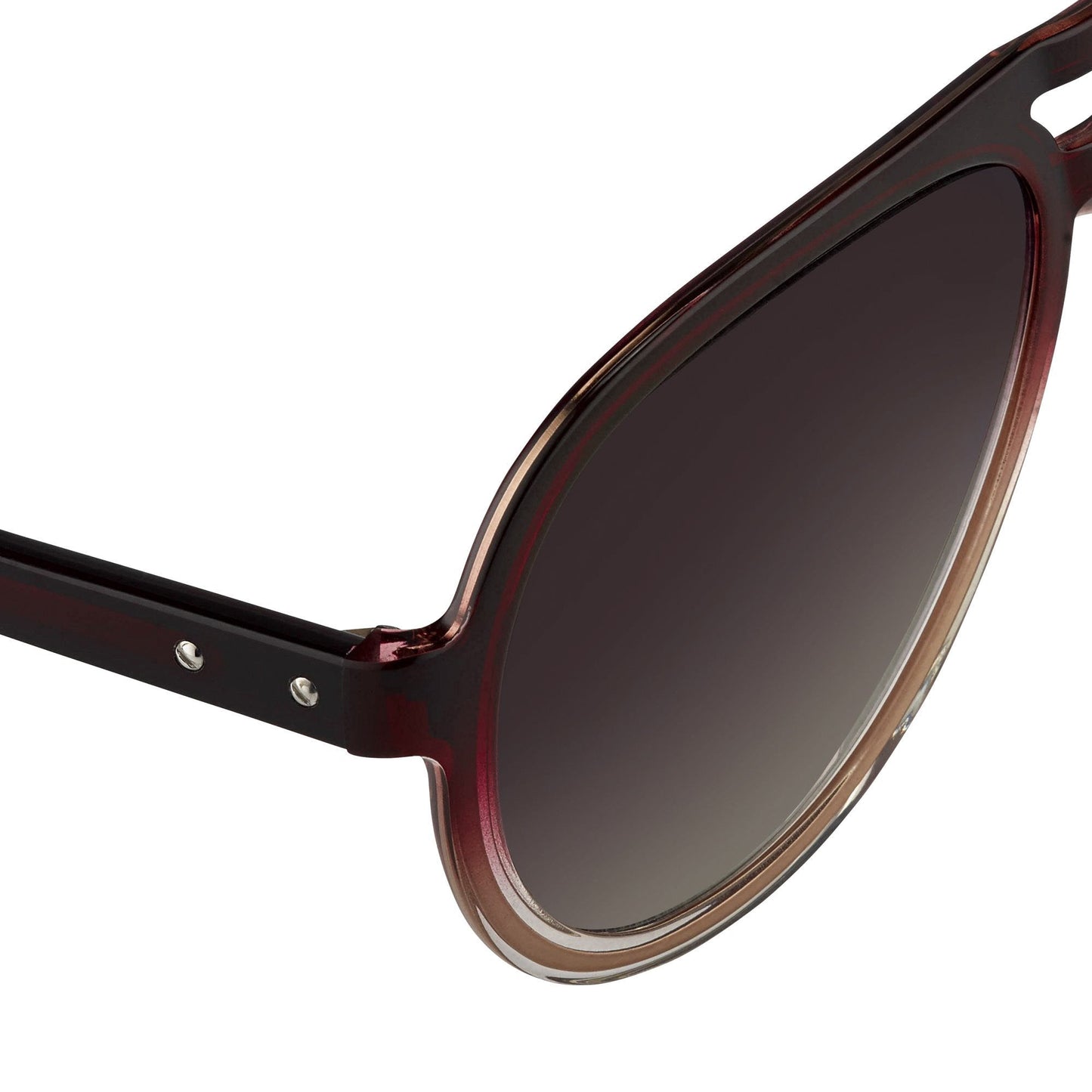 Kris Van Assche Men's Sunglasses Burgundy and Brown KVA78C2SUN