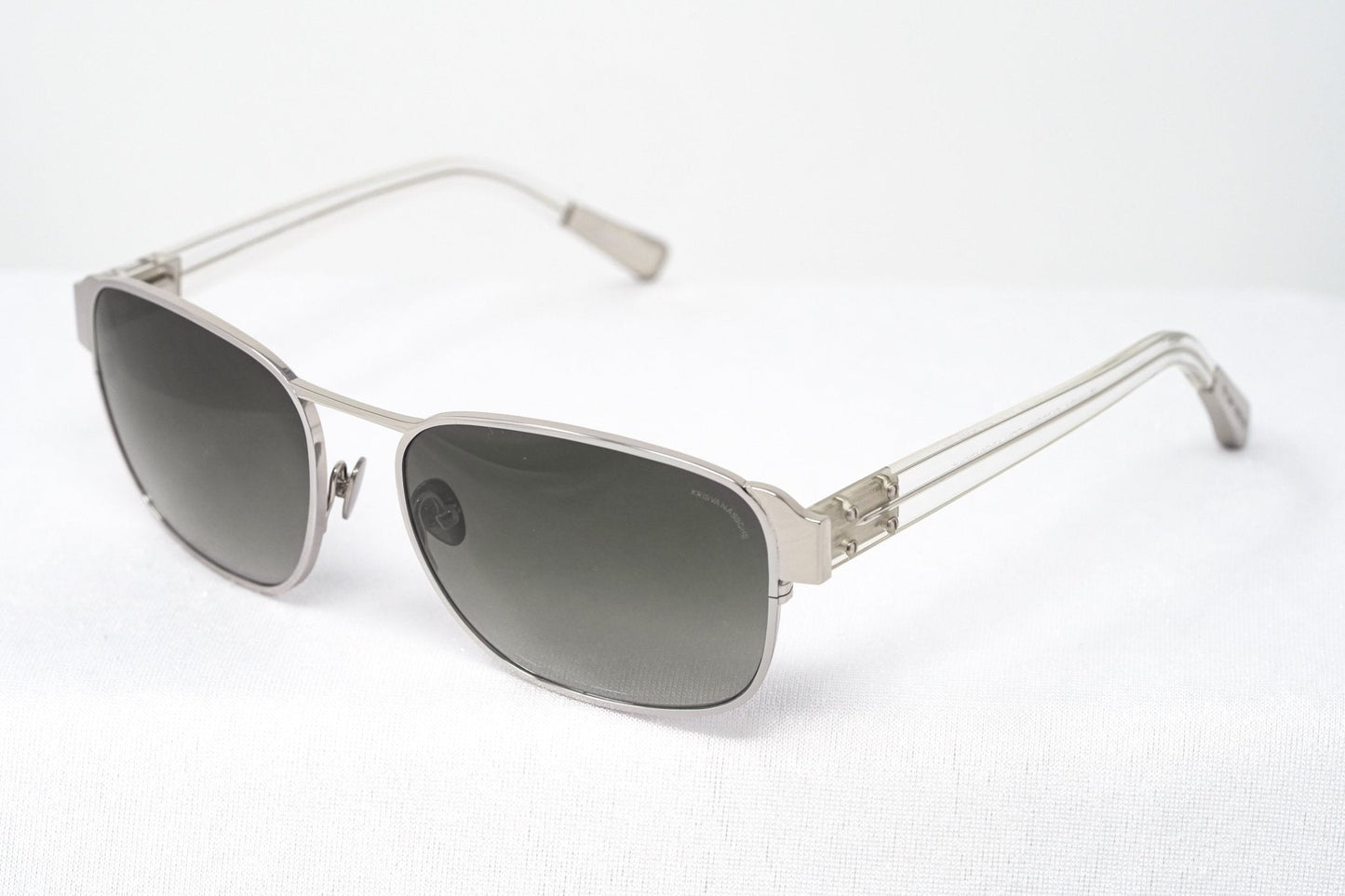 Kris Van Assche Sunglasses D-Frame Silver and Grey