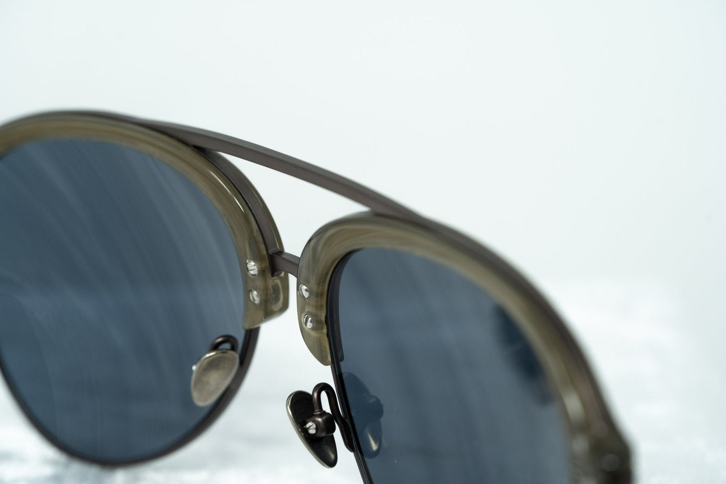 Kris Van Assche Sunglasses Grey and Gold
