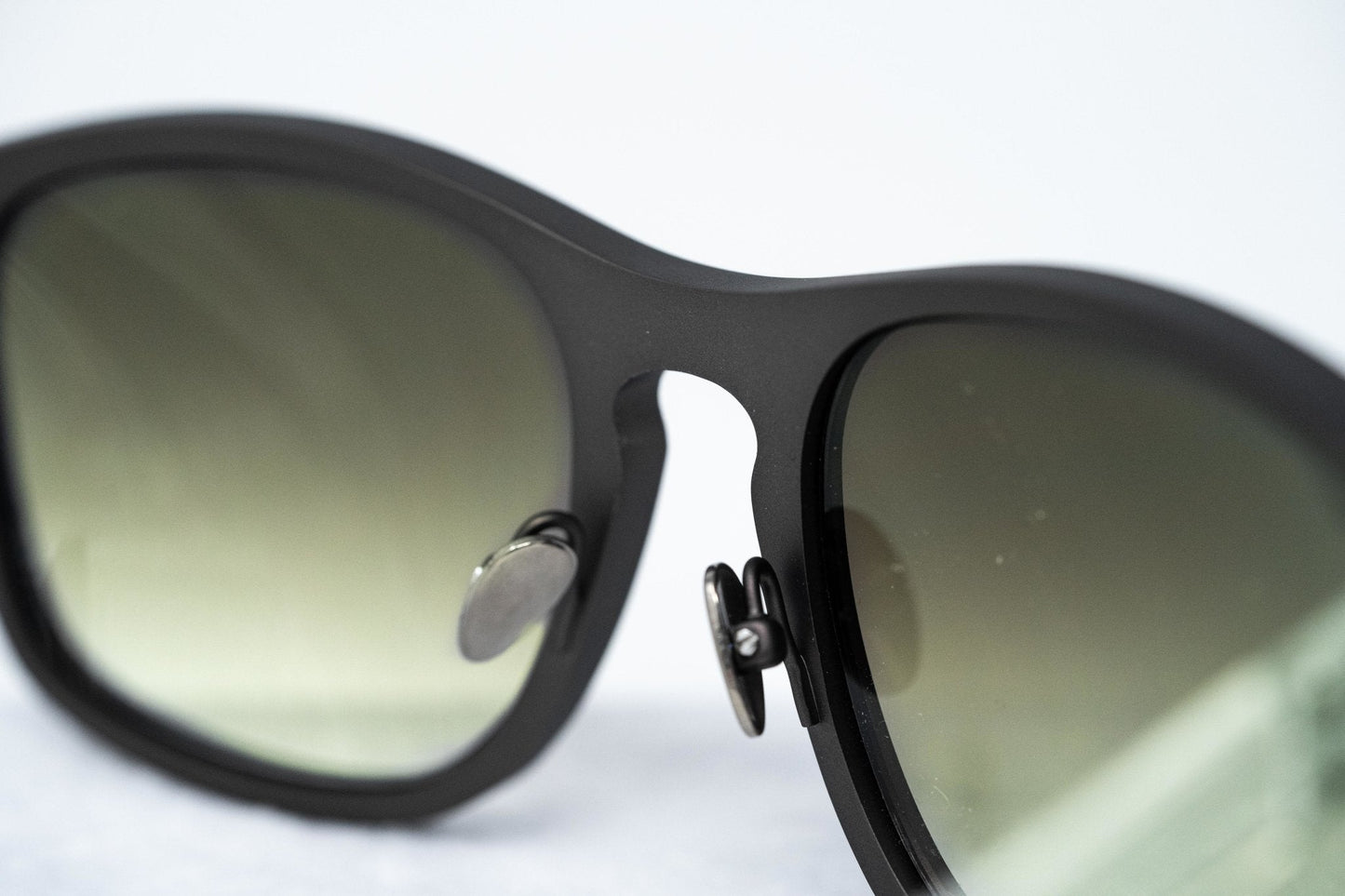 Kris Van Assche Sunglasses D-Frame Matte Brown and Green