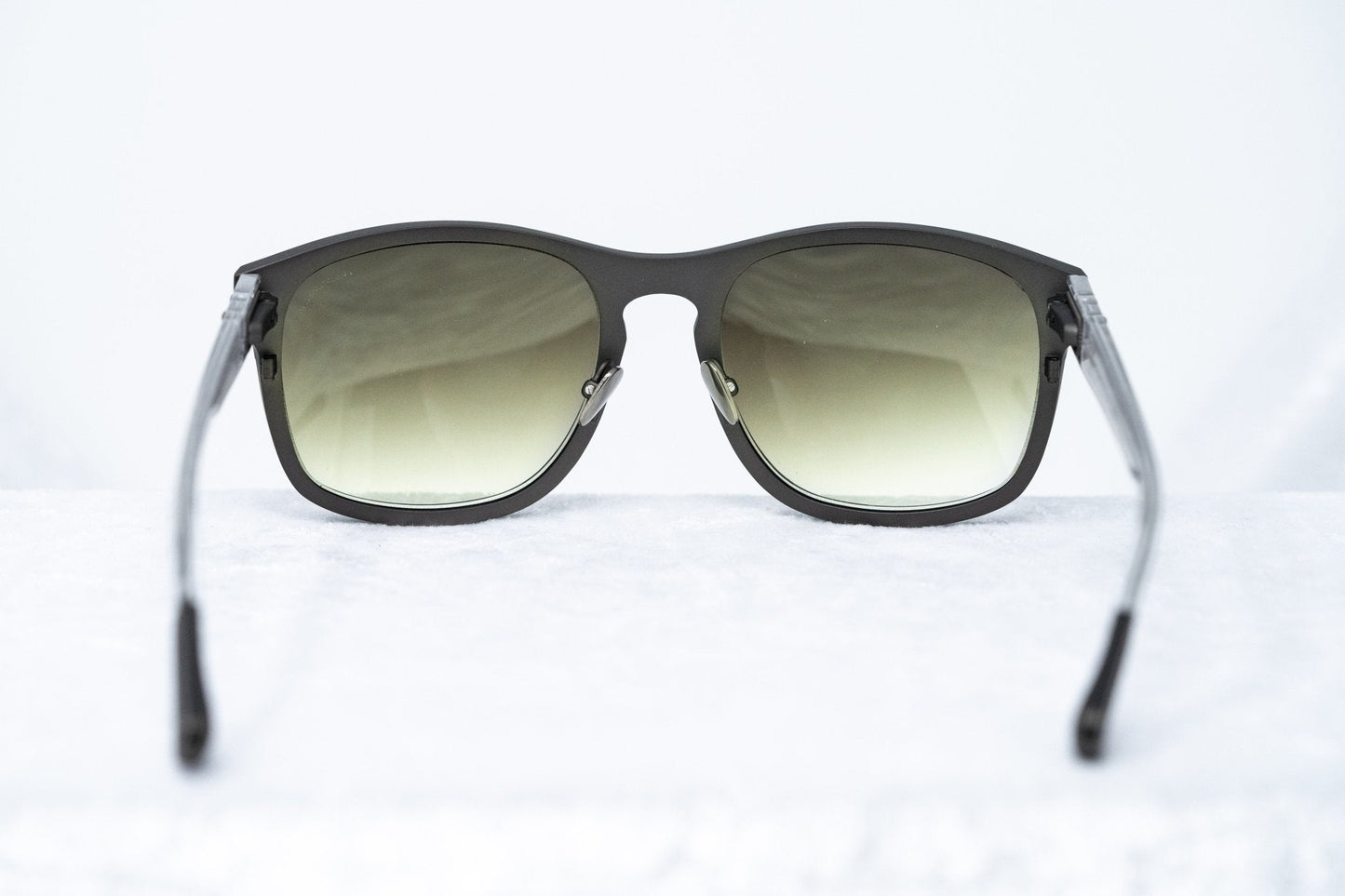 Kris Van Assche Sunglasses D-Frame Matte Brown and Green