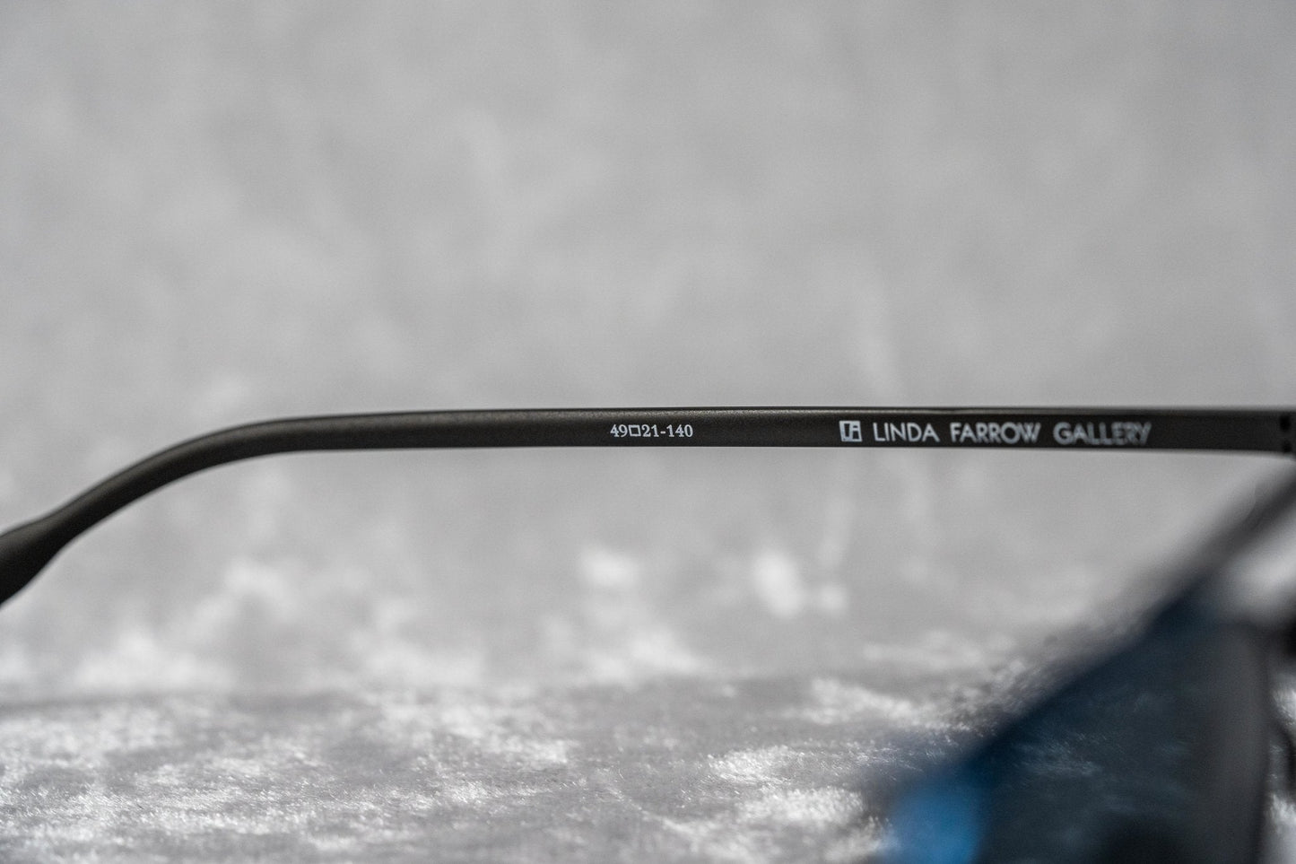 Kris Van Assche Sunglasses Rectangular Matte Black and Blue