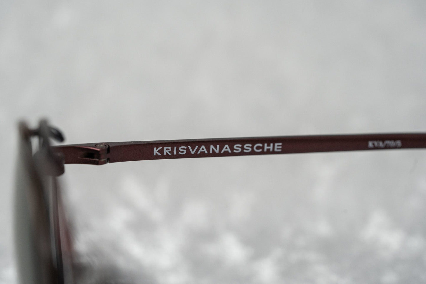 Kris Van Assche Sunglasses Round Burgundy and Green KVA70C5SUN