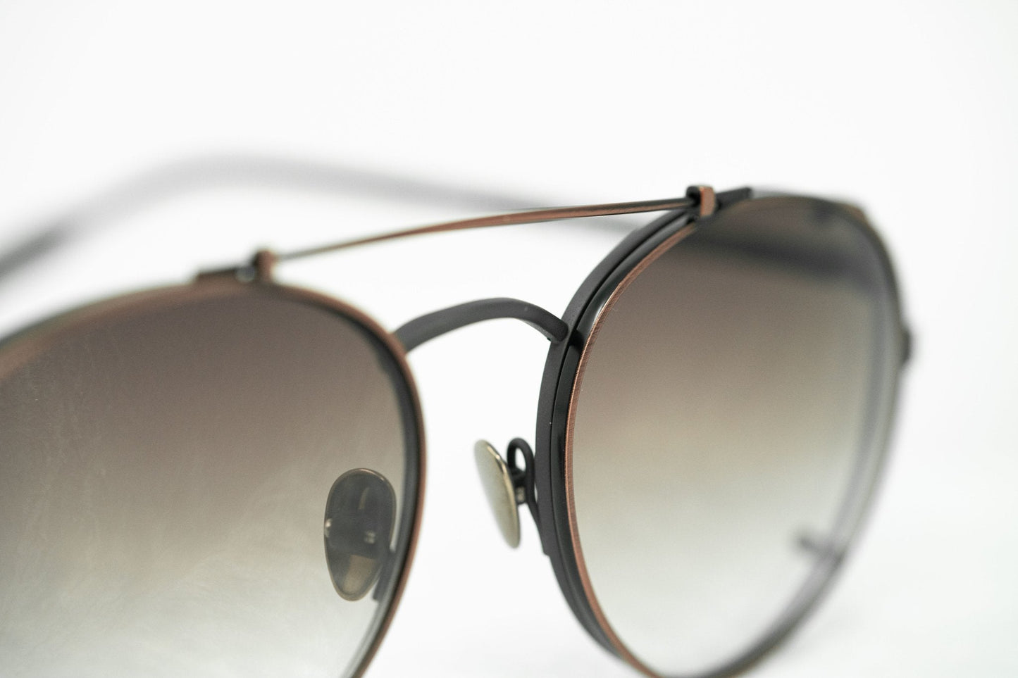 Kris Van Assche Sunglasses Round Bronze and Brown