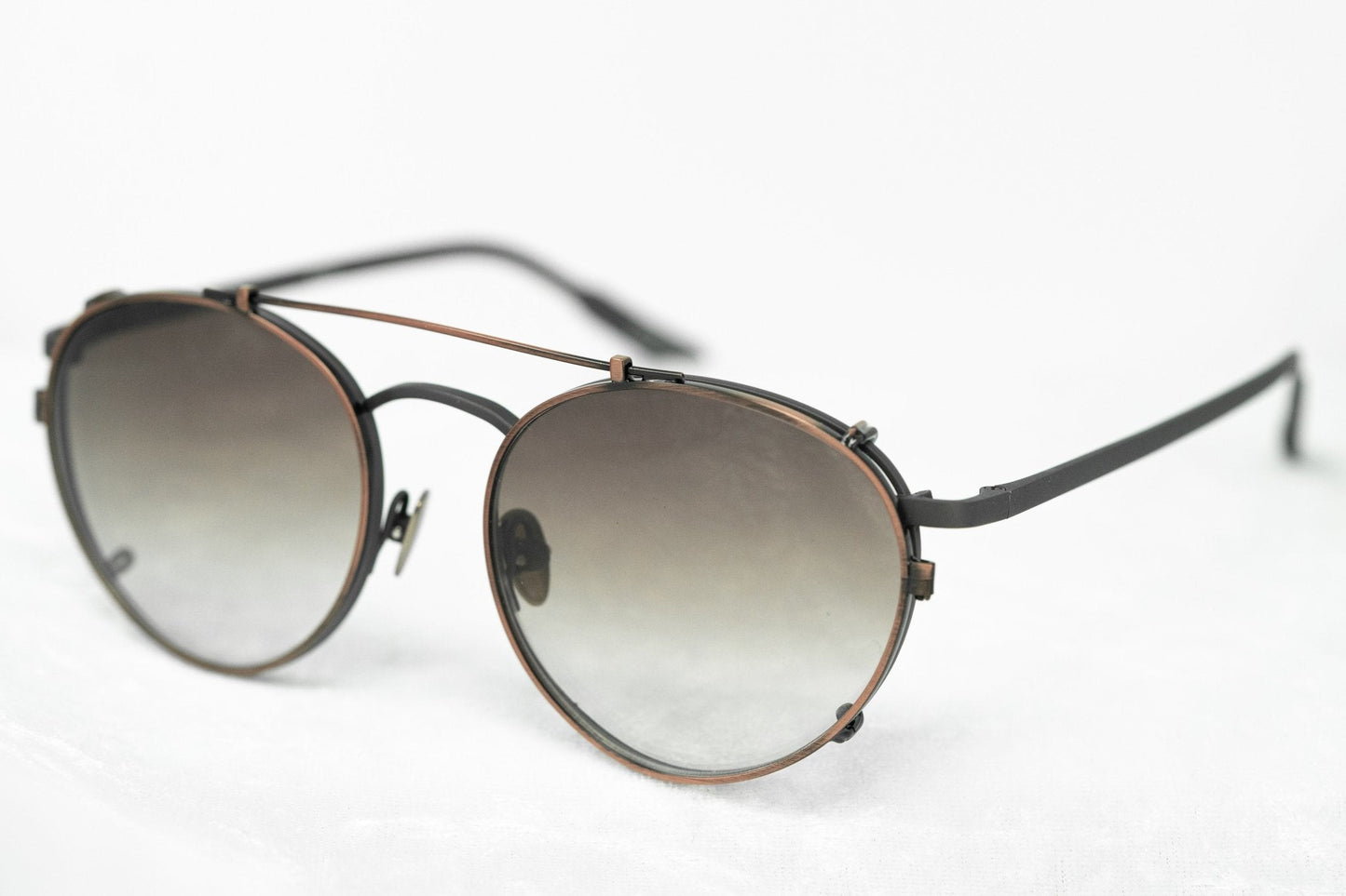 Kris Van Assche Sunglasses Round Bronze and Brown