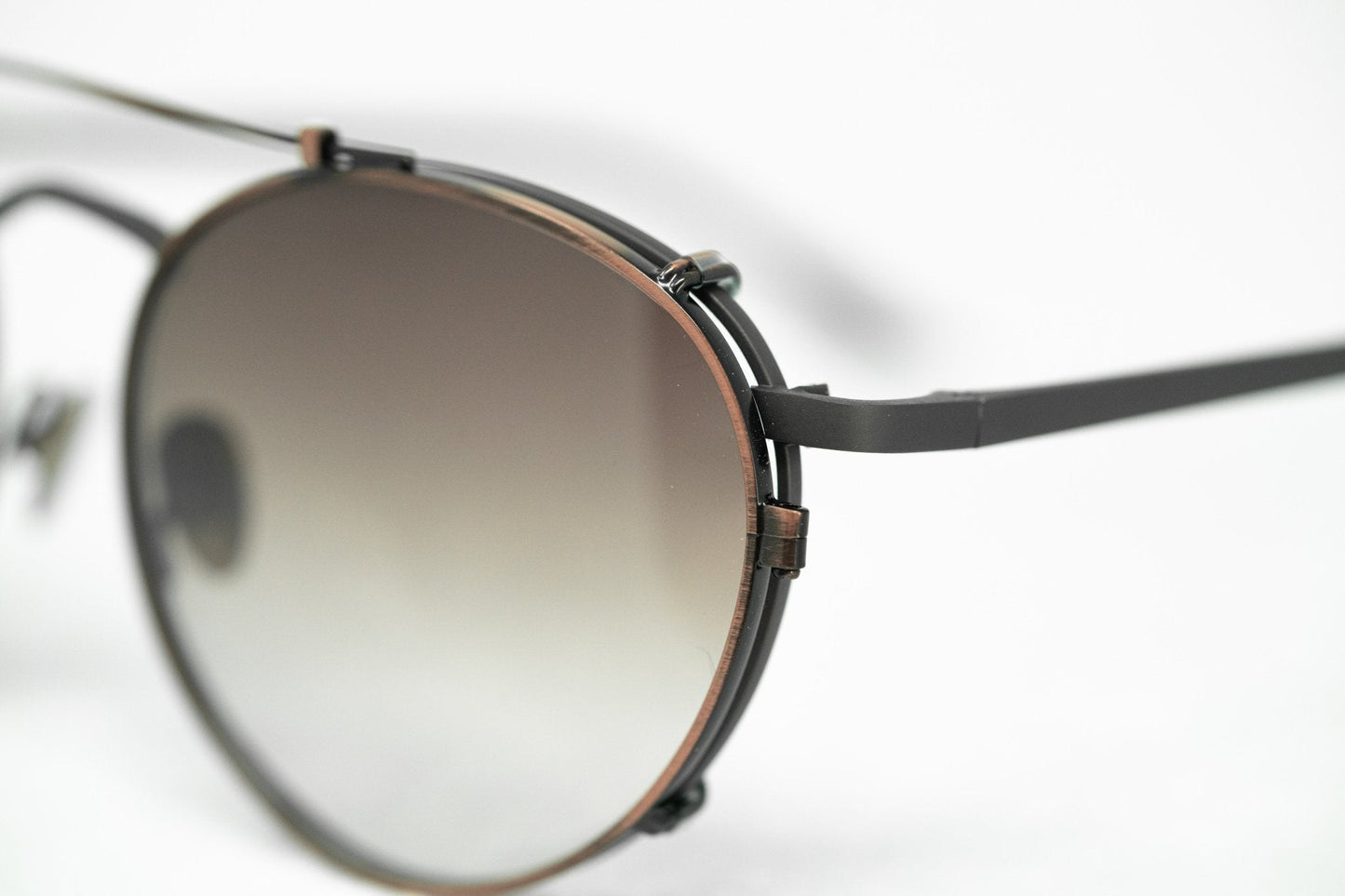 Kris Van Assche Sunglasses Round Bronze and Brown