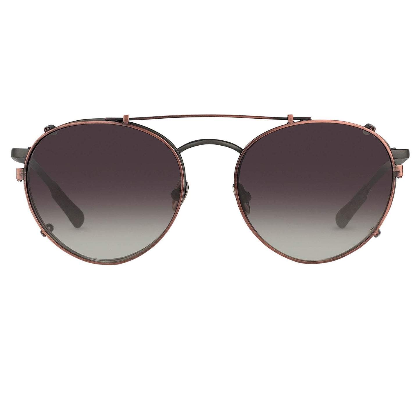Kris Van Assche Sunglasses Round Bronze and Brown