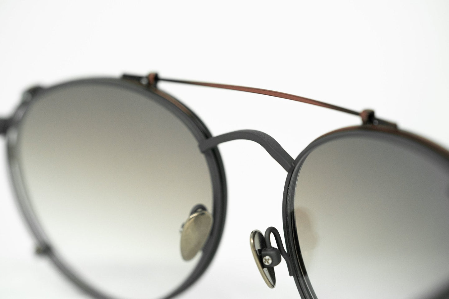 Kris Van Assche Sunglasses Round Bronze and Brown