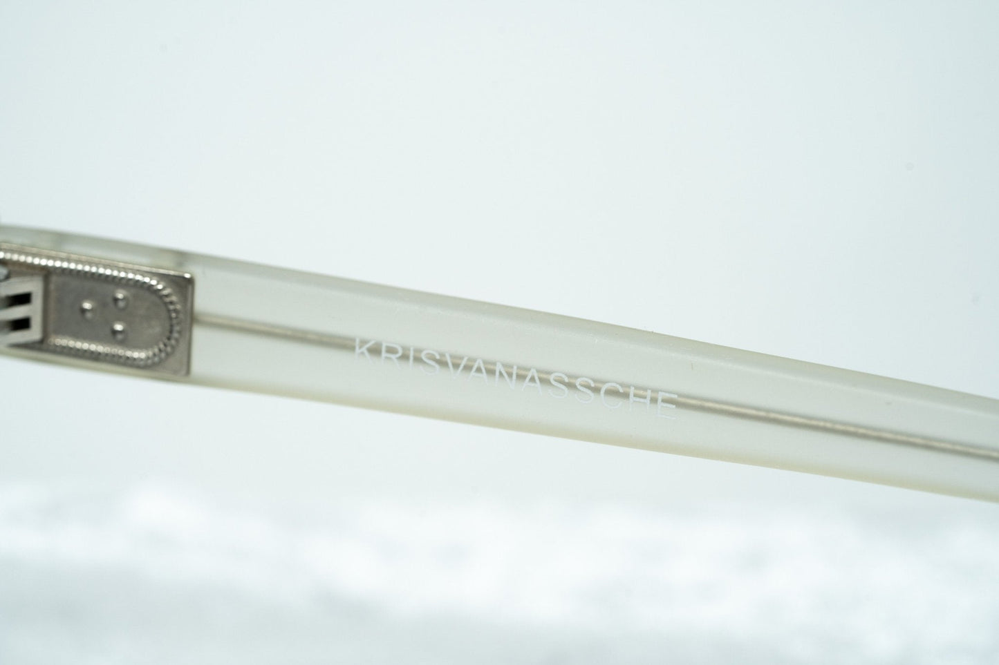 Kris Van Assche Men's Sunglasses D-frame Clear and Grey KVA47C2SUN