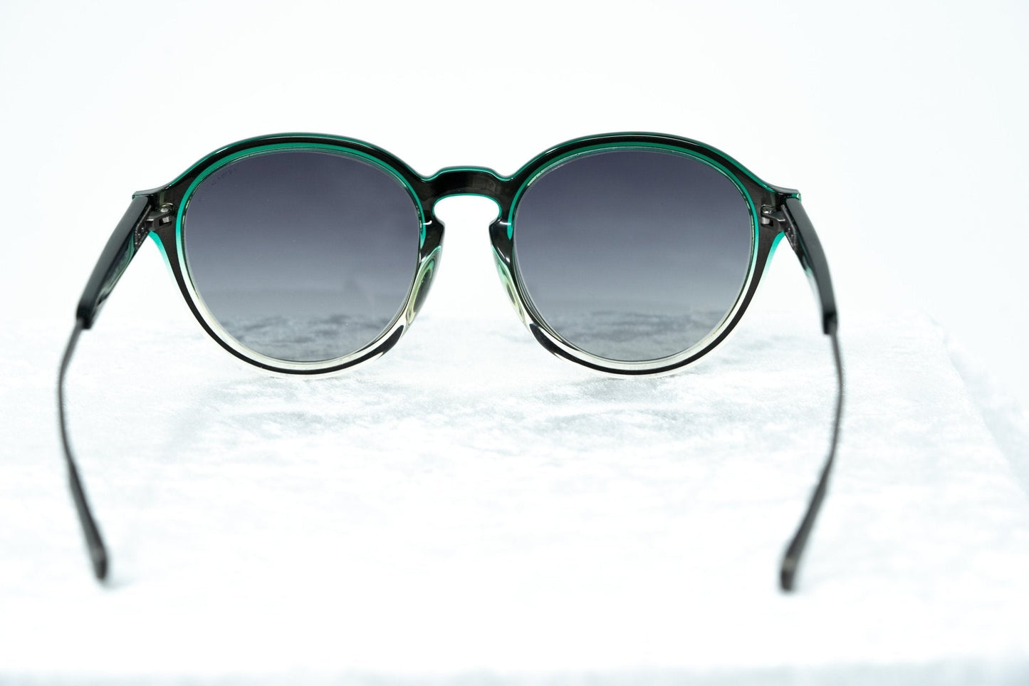 Kris Van Assche Men's Sunglasses Round Green and Grey KVA79C3SUN