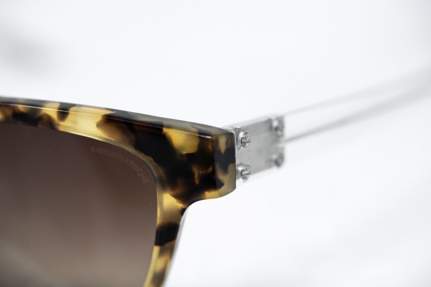 Kris Van Assche Sunglasses Rectangular Tortoise Shell and Brown KVA18C1SUN